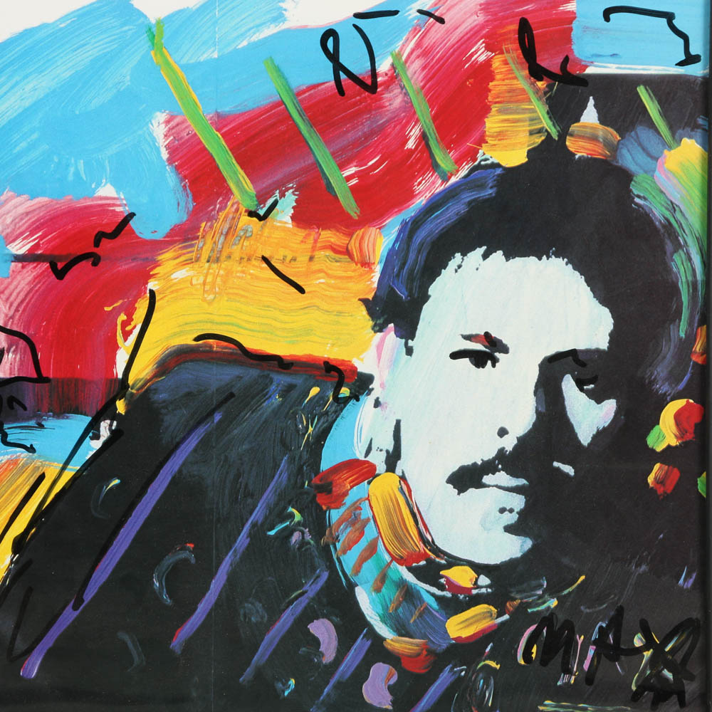 Peter Max Offset Lithograph on Paper "Self Portrait Fun"