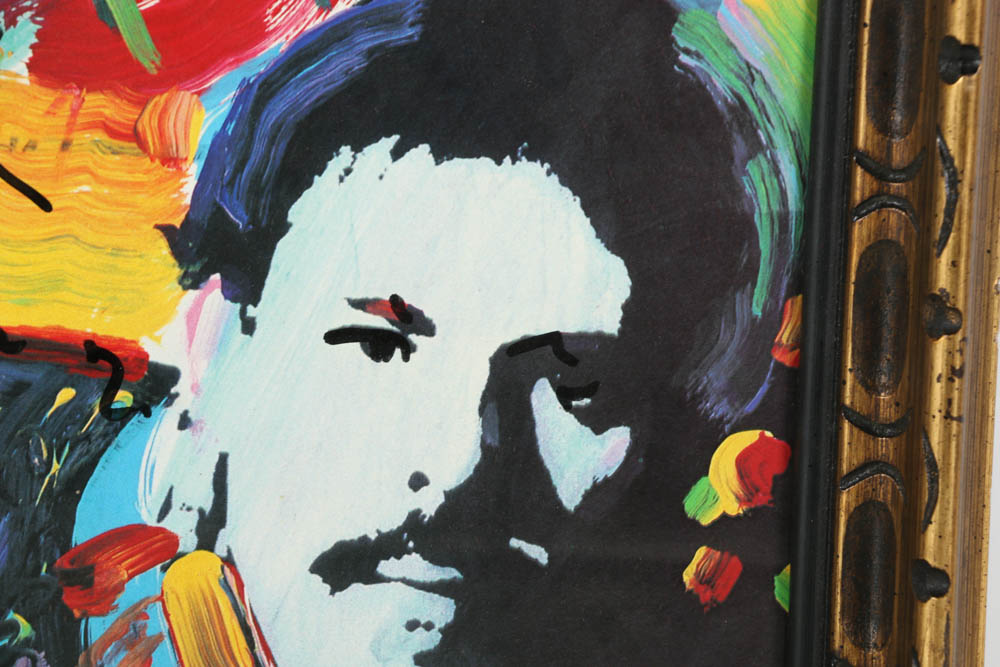 Peter Max Offset Lithograph on Paper "Self Portrait Fun"