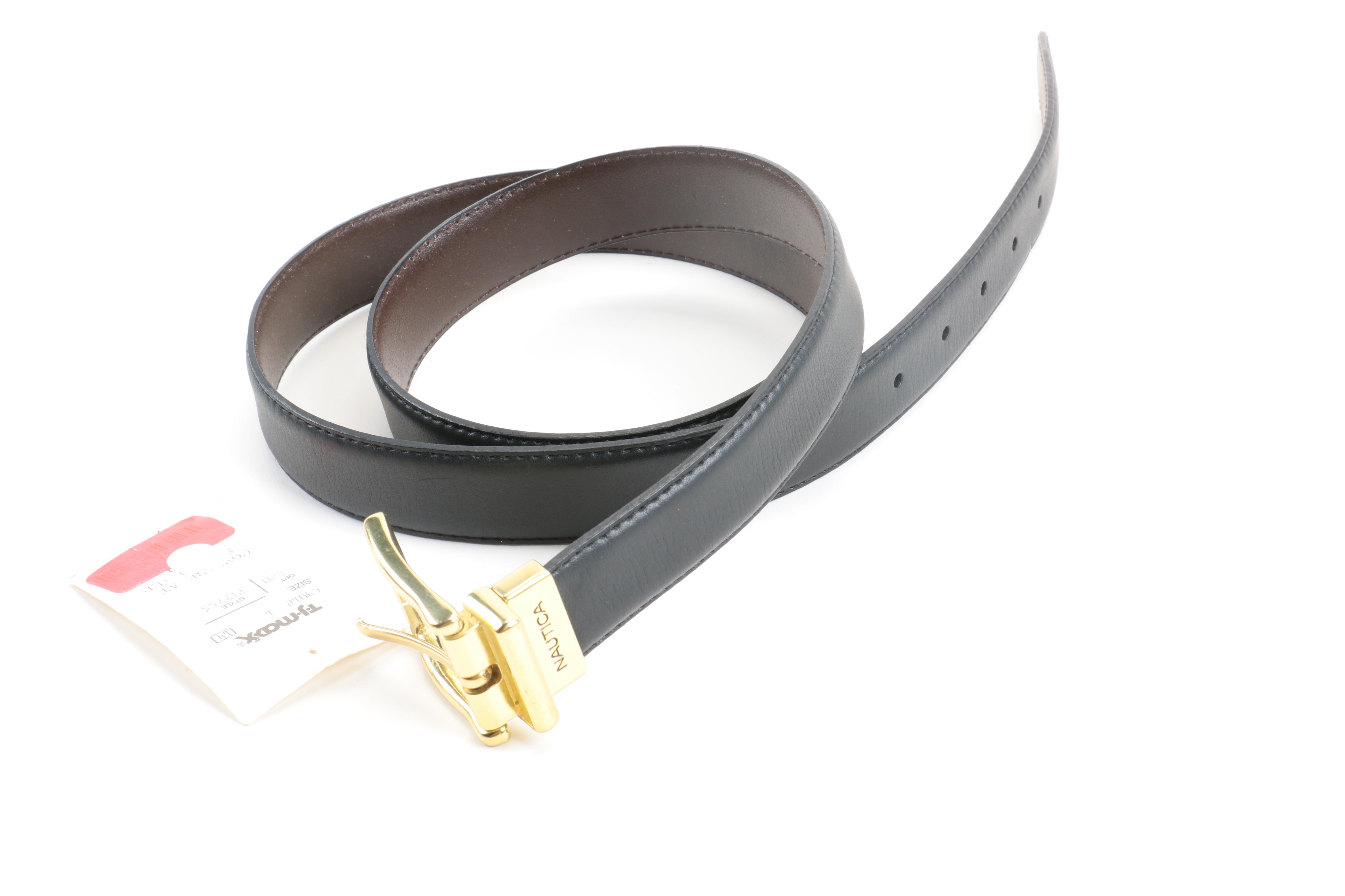 Designer Leather Belt Assortment