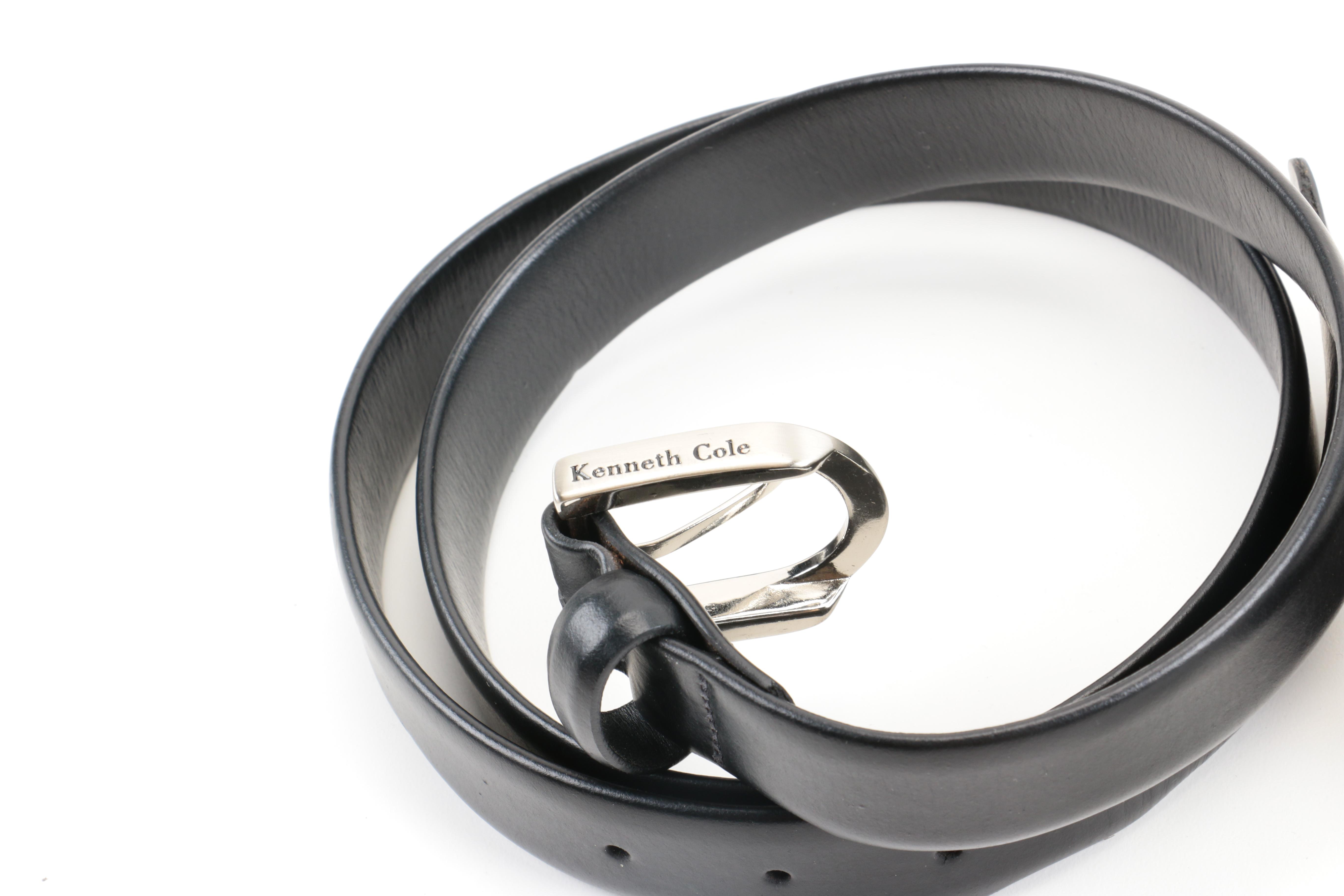 Designer Leather Belt Assortment