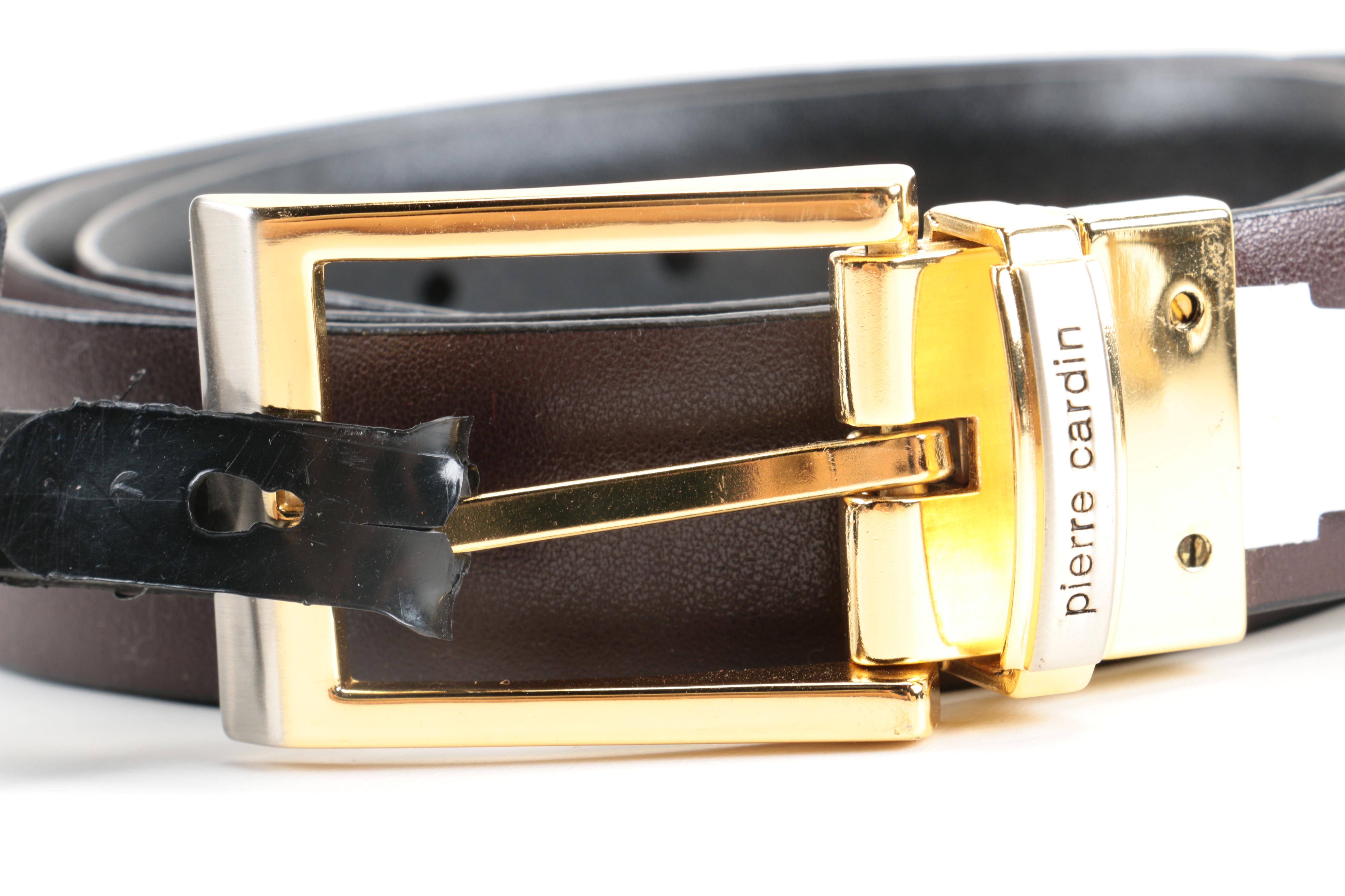 Designer Leather Belt Assortment