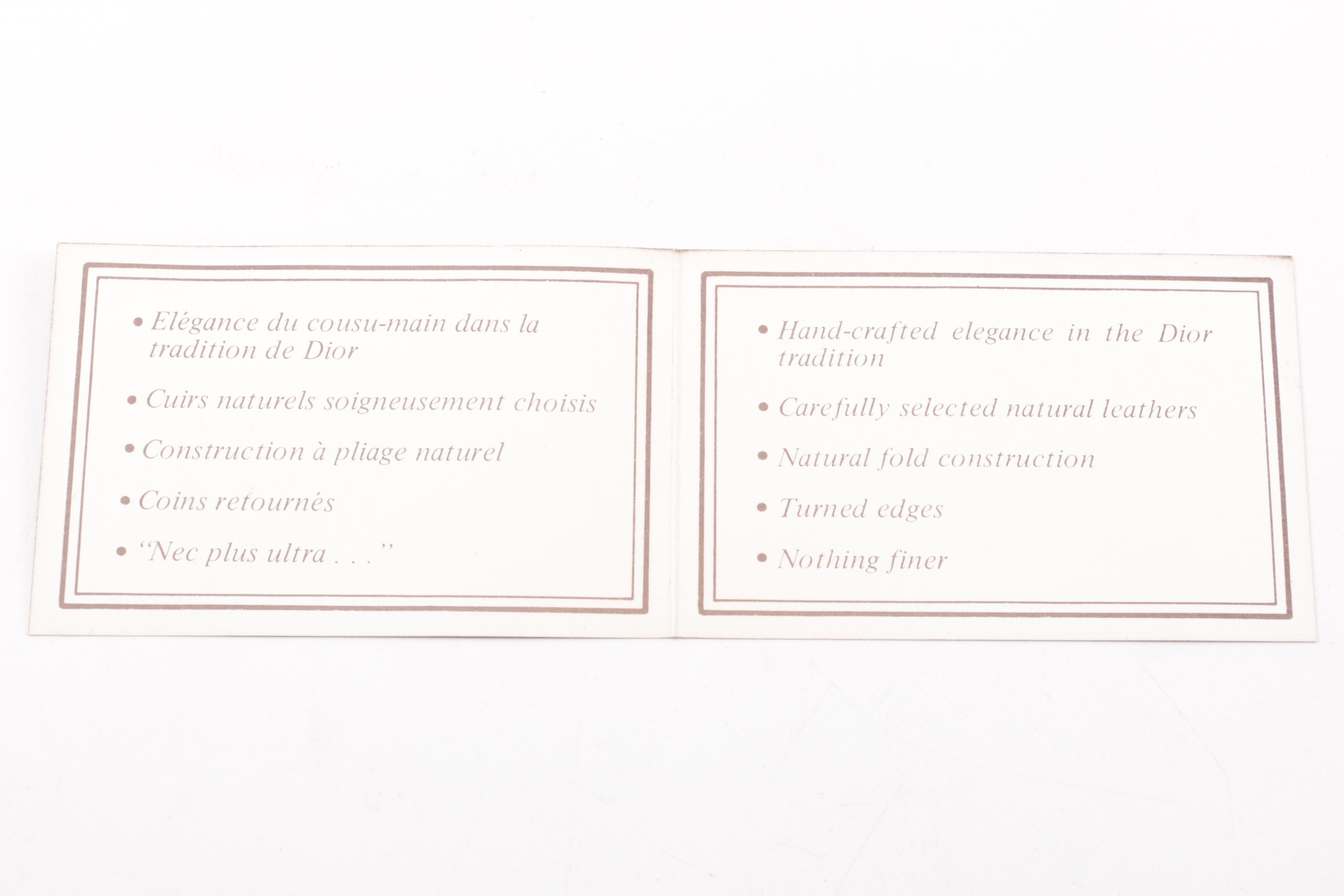 Christian Dior Leather Key Holder