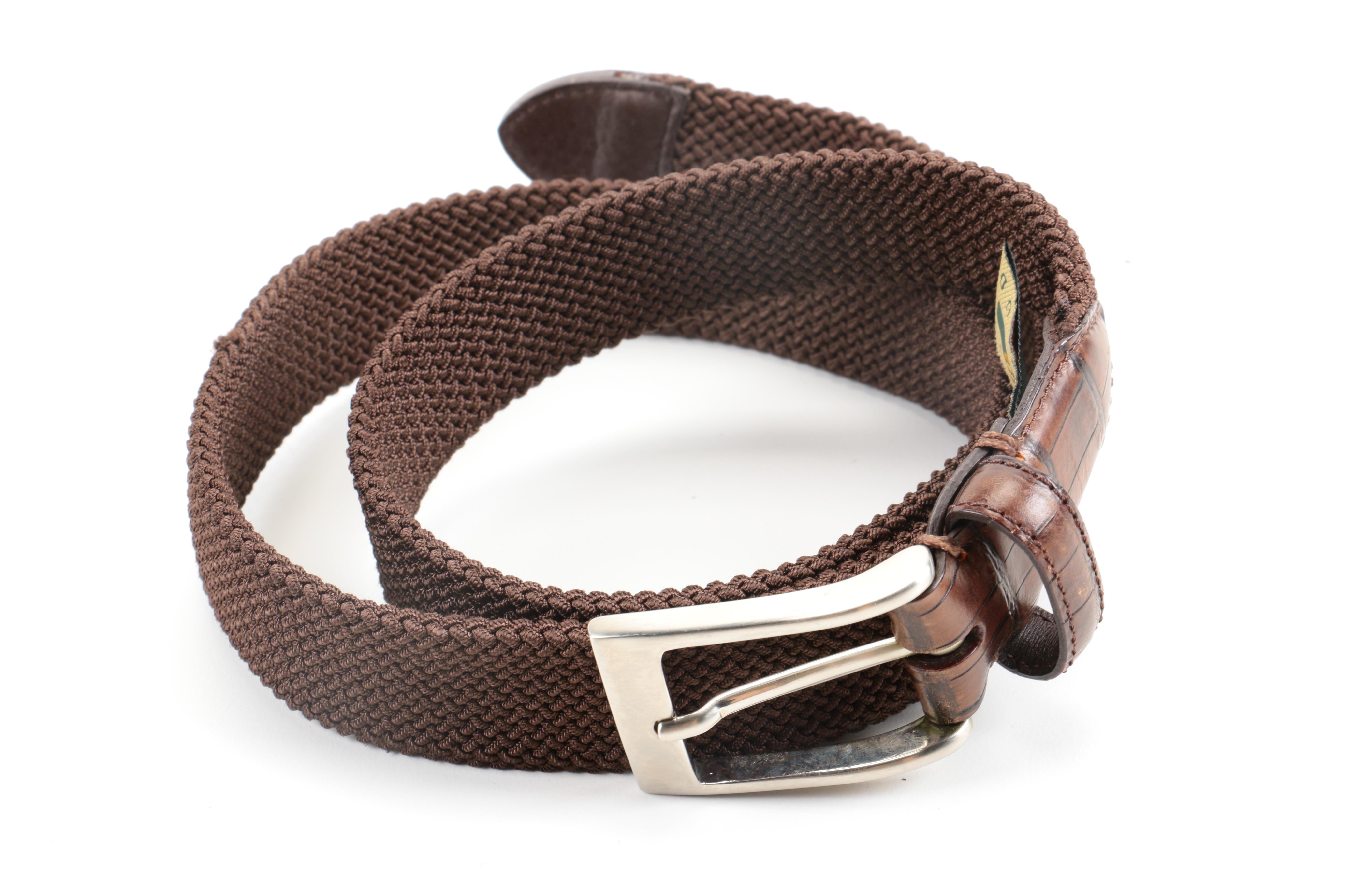 Designer Leather Belt Assortment