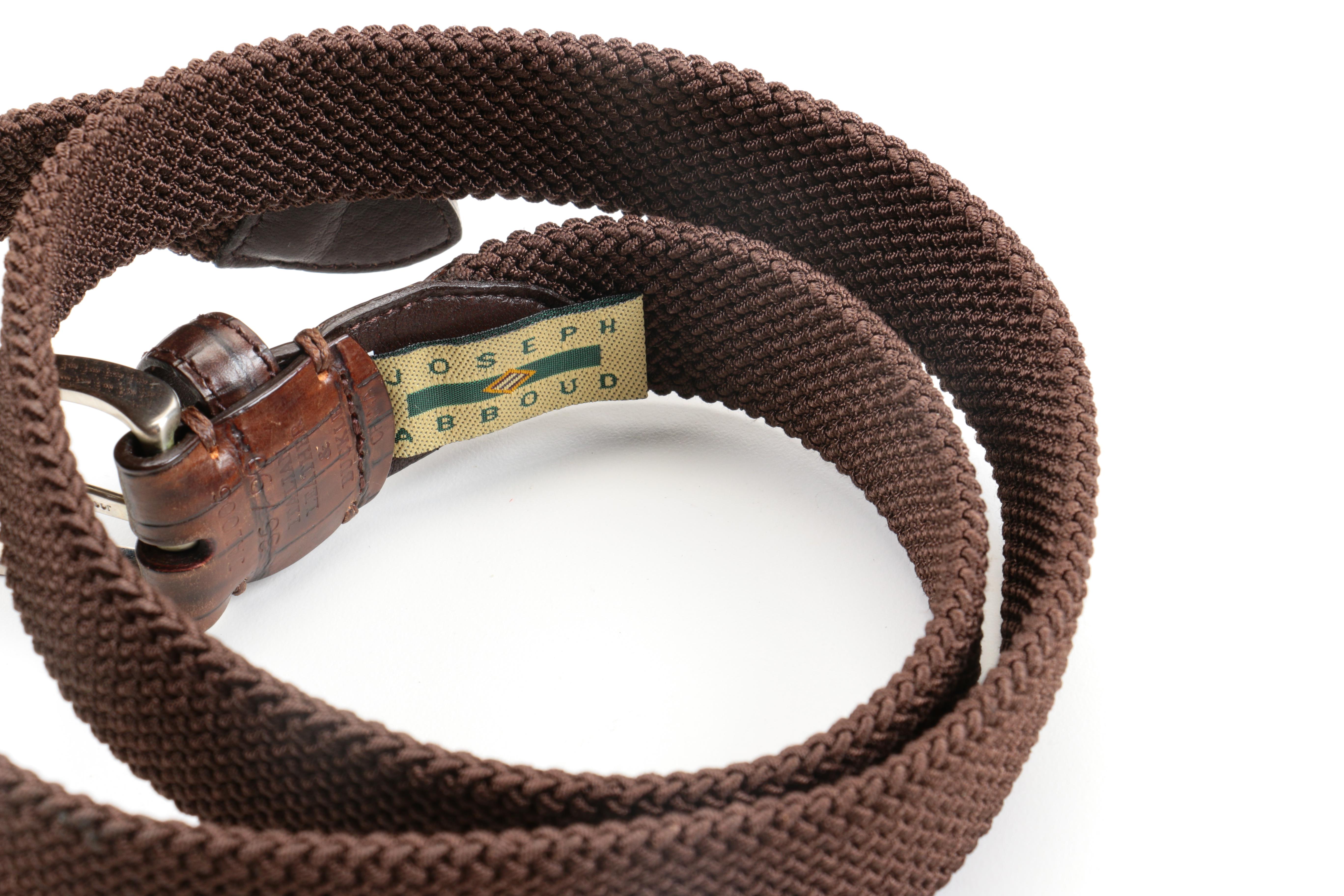 Designer Leather Belt Assortment