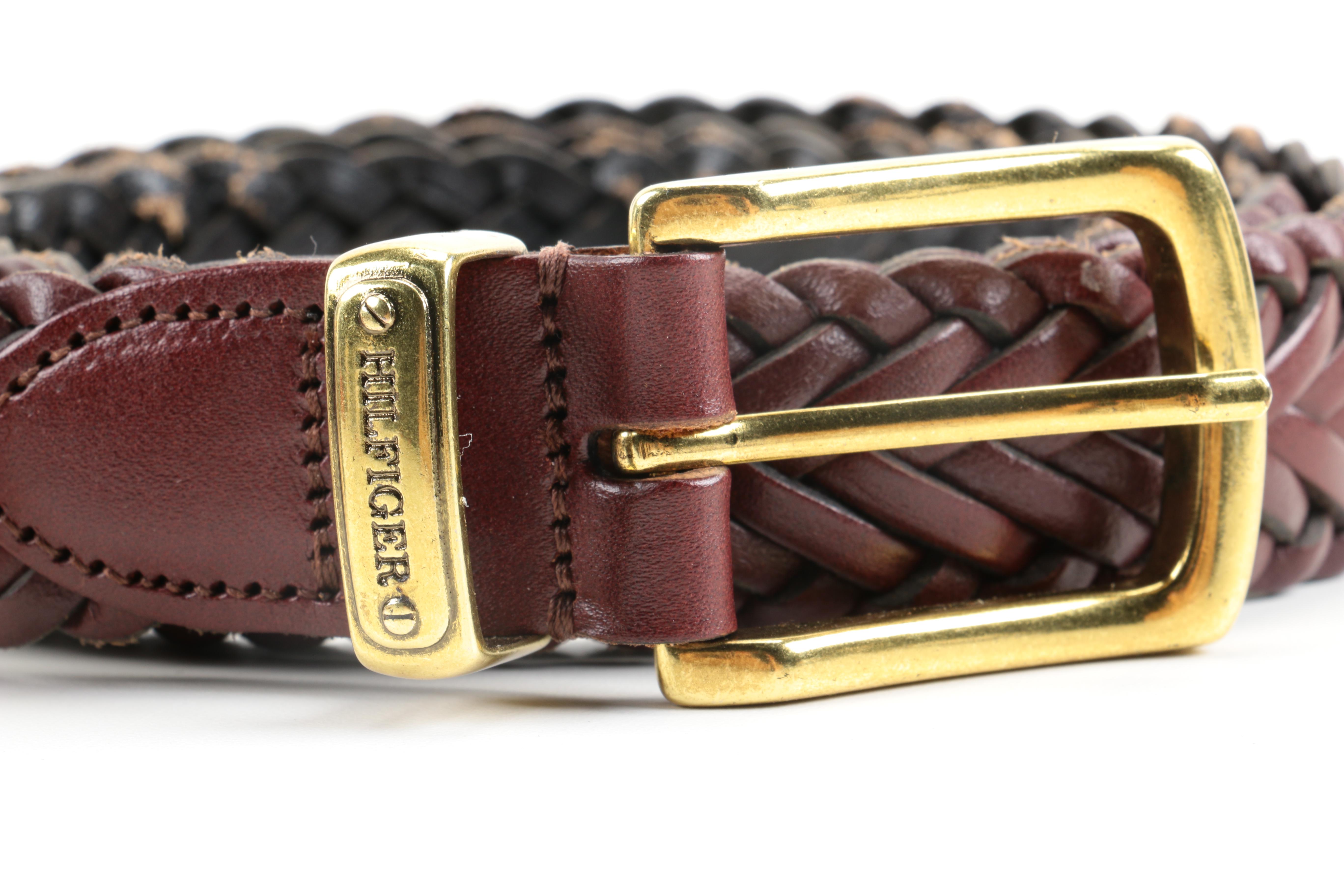 Designer Leather Belt Assortment