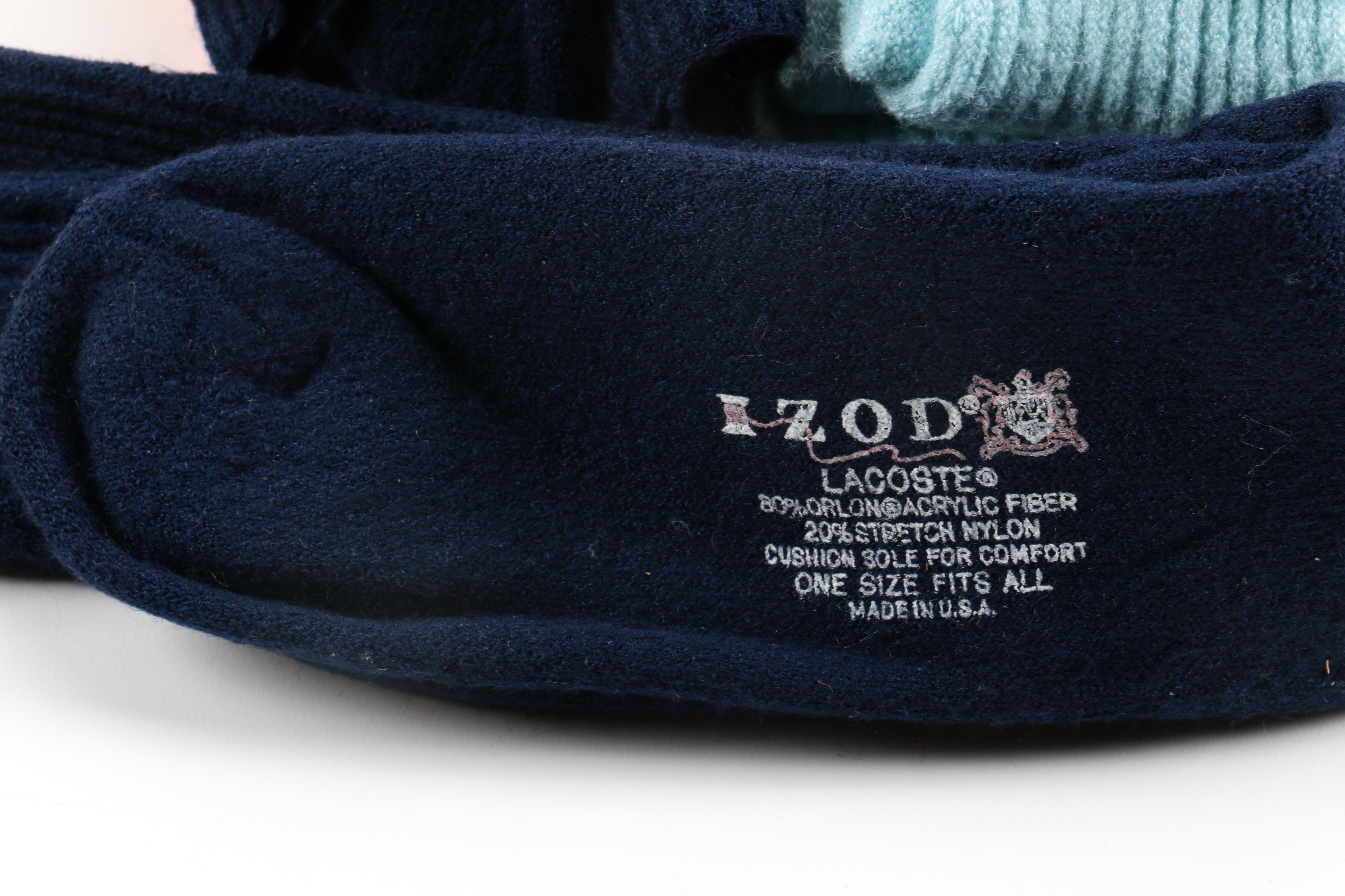 Sixty-Five Pairs of Socks Including Izod