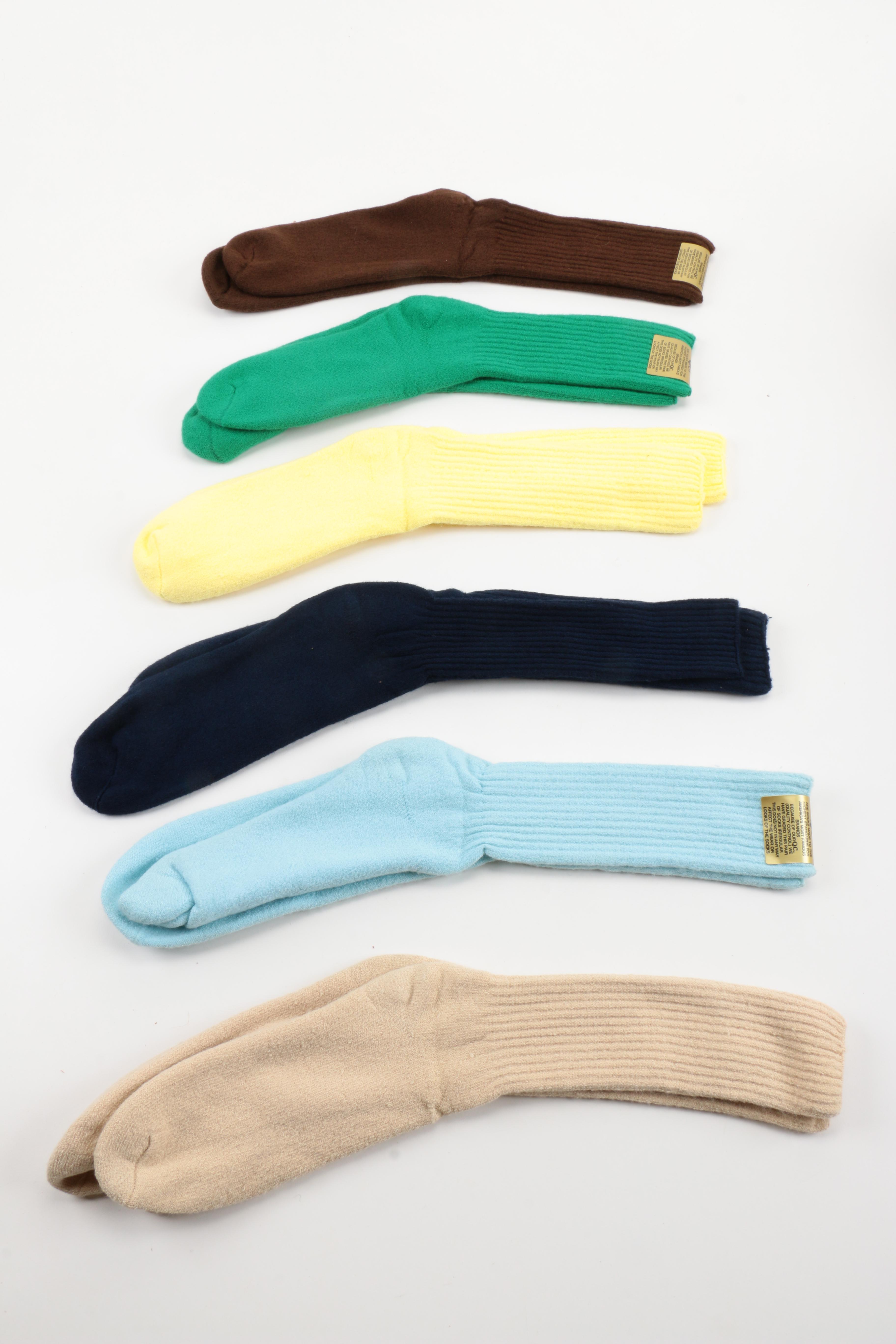 Sixty-Five Pairs of Socks Including Izod