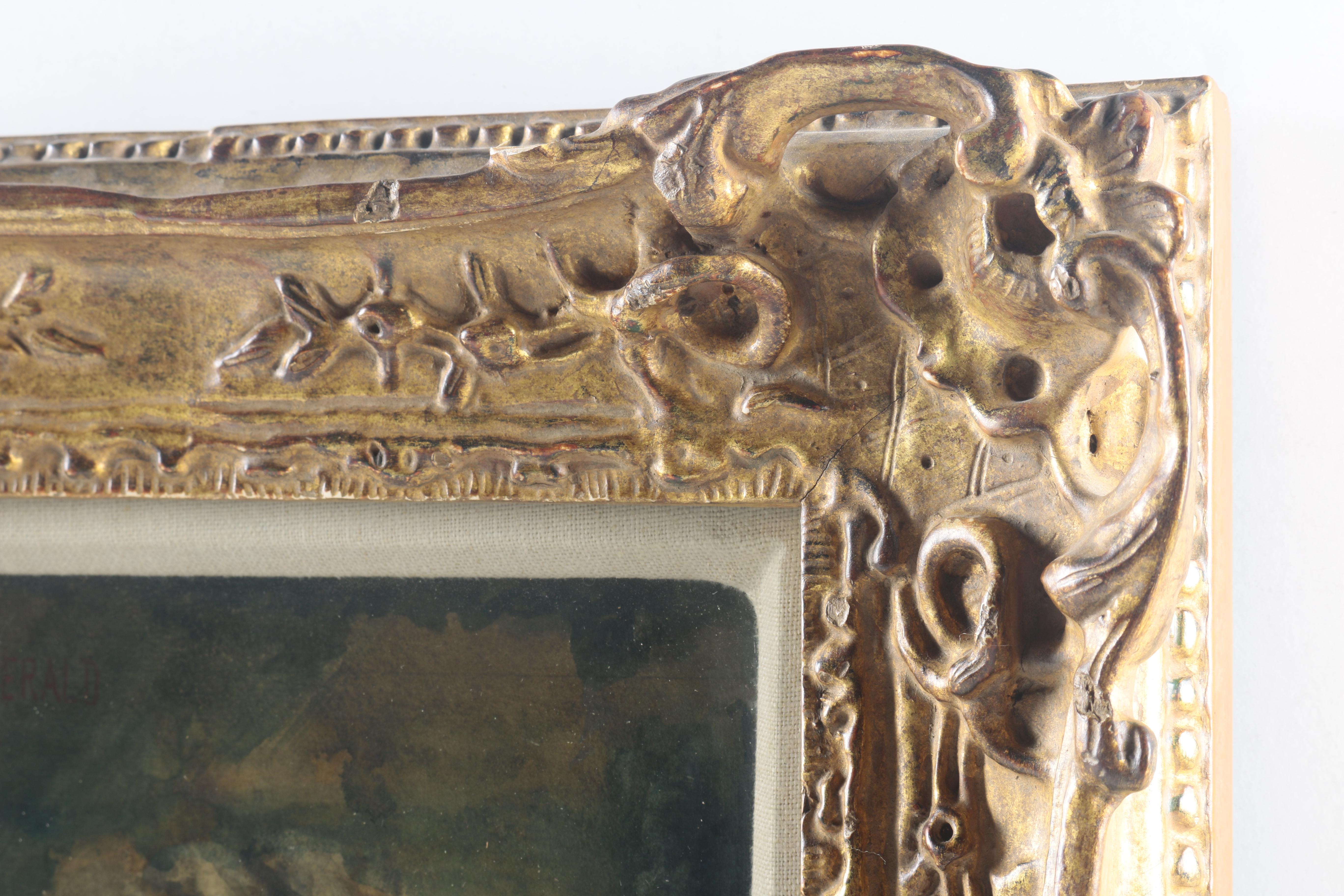 George Romney Watercolor Painting on Paper "Pamela Fitzgerald"