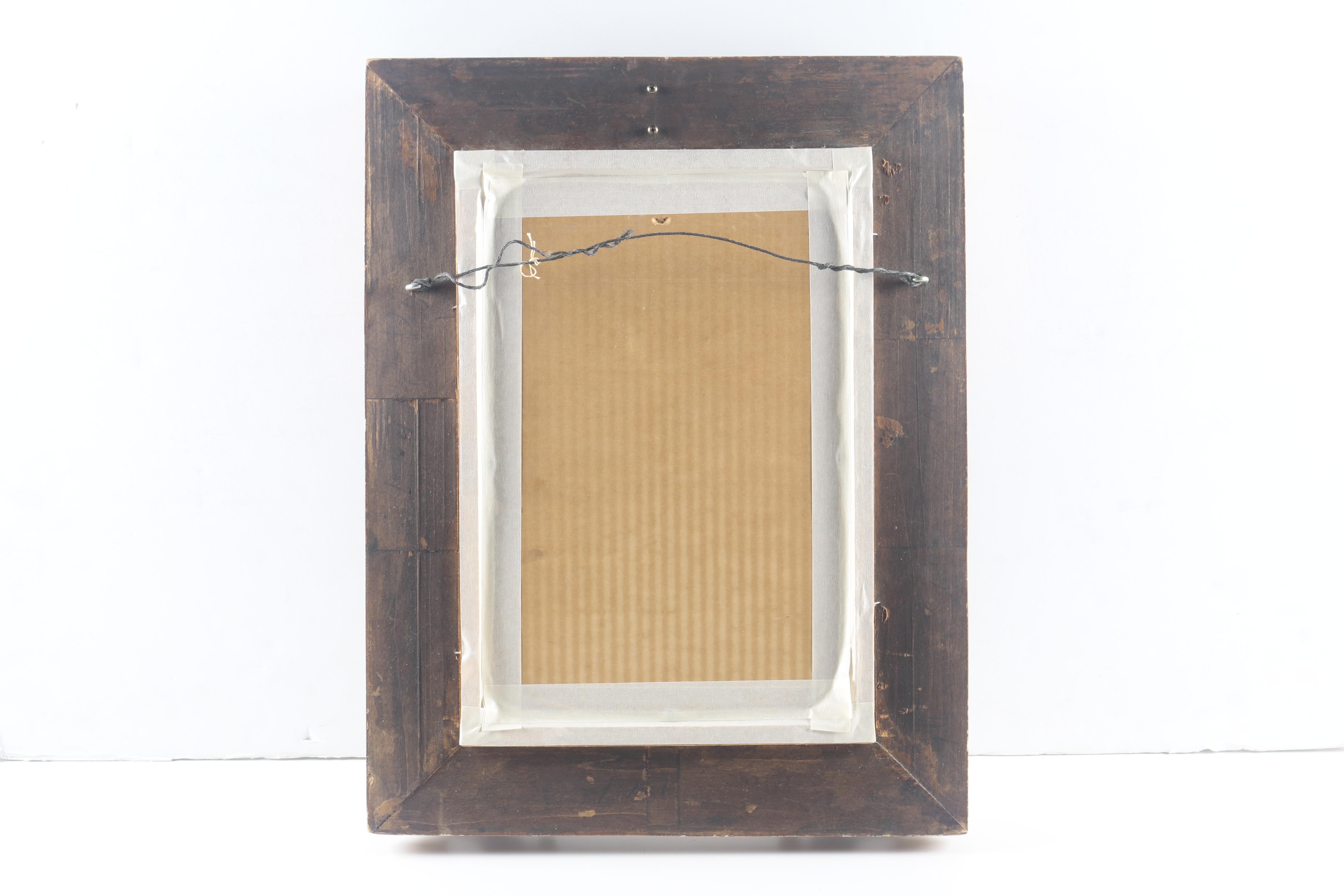 George Romney Watercolor Painting on Paper "Pamela Fitzgerald"