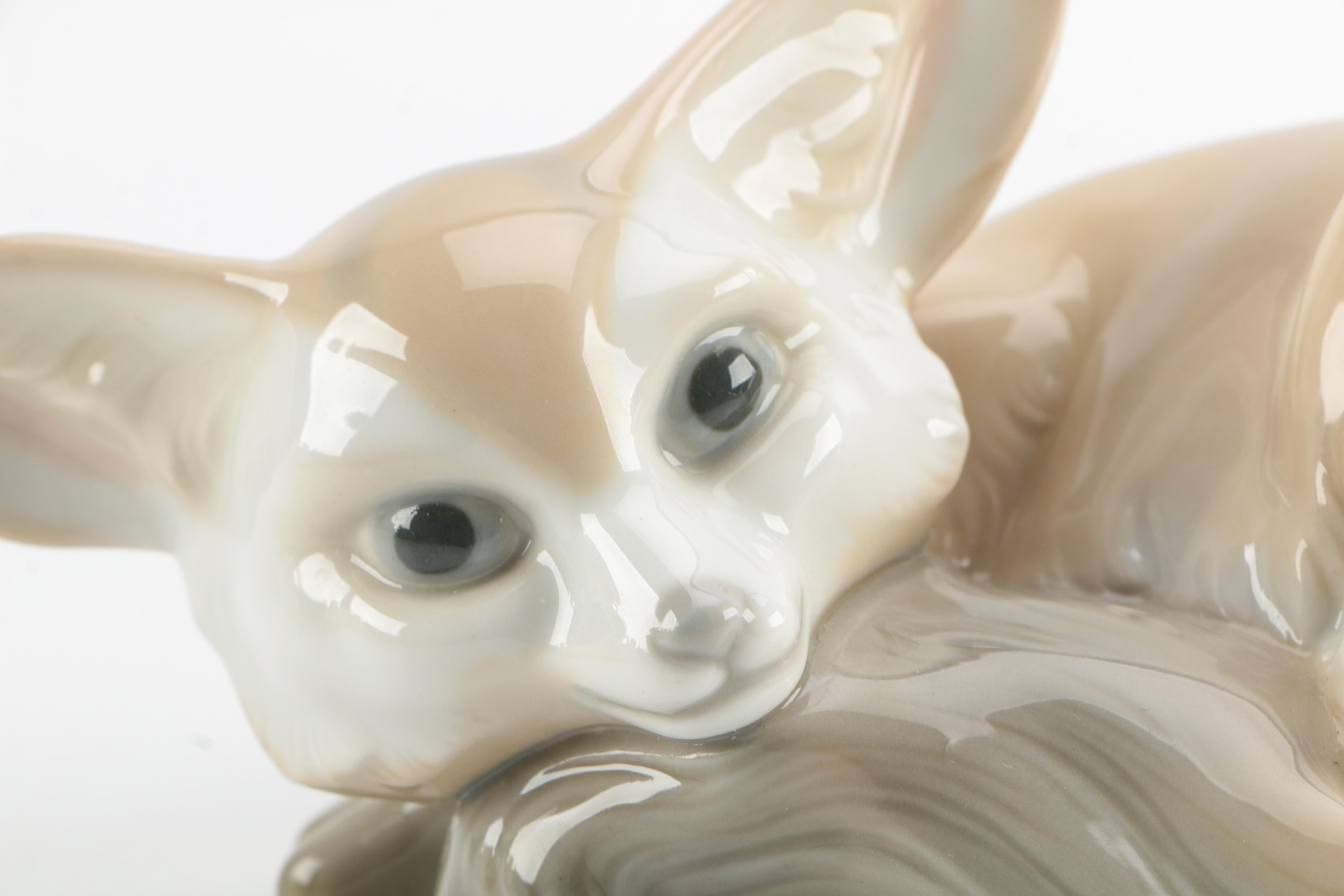 Lladro Porcelain Animal Figurines Including "Little Duck"