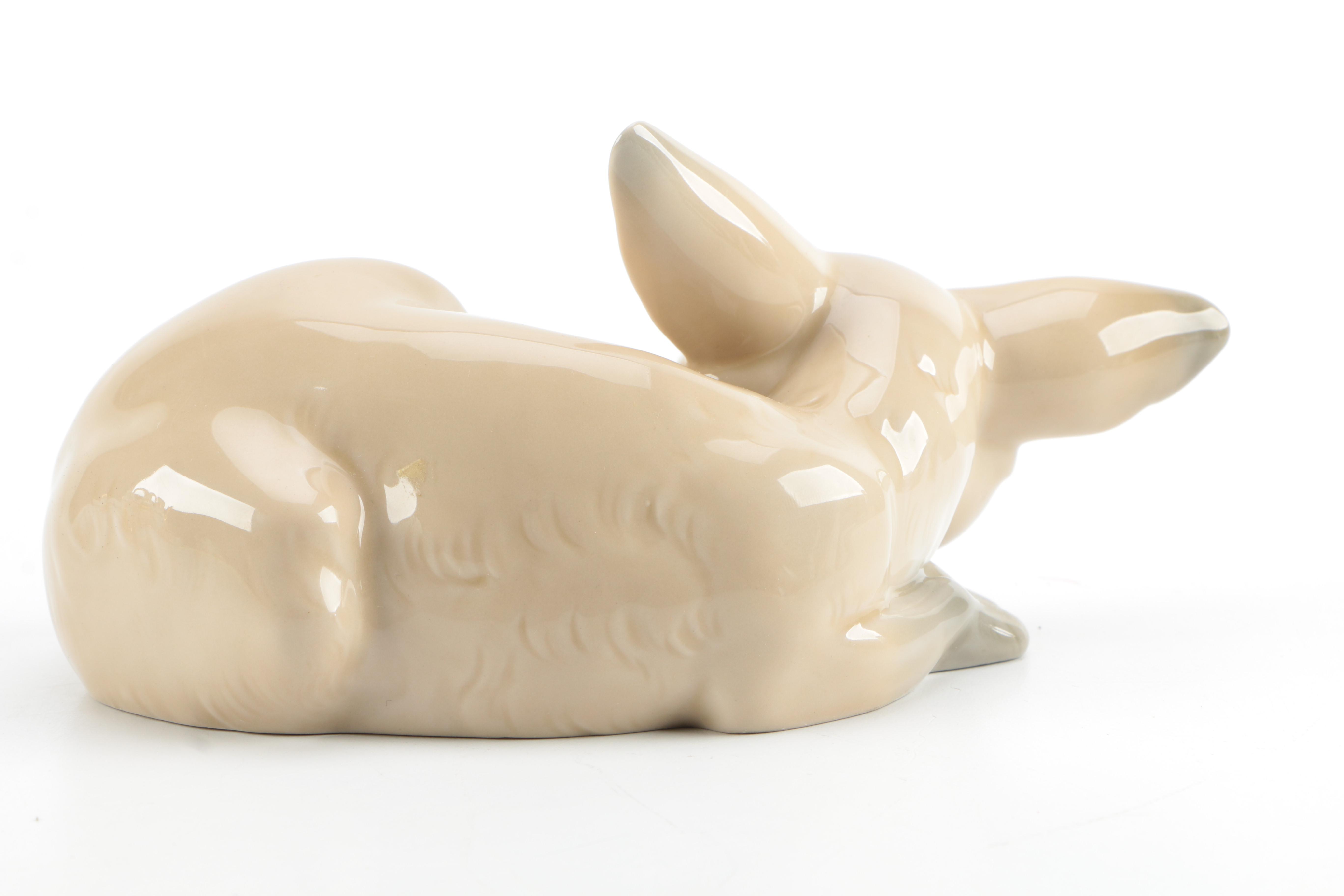 Lladro Porcelain Animal Figurines Including "Little Duck"