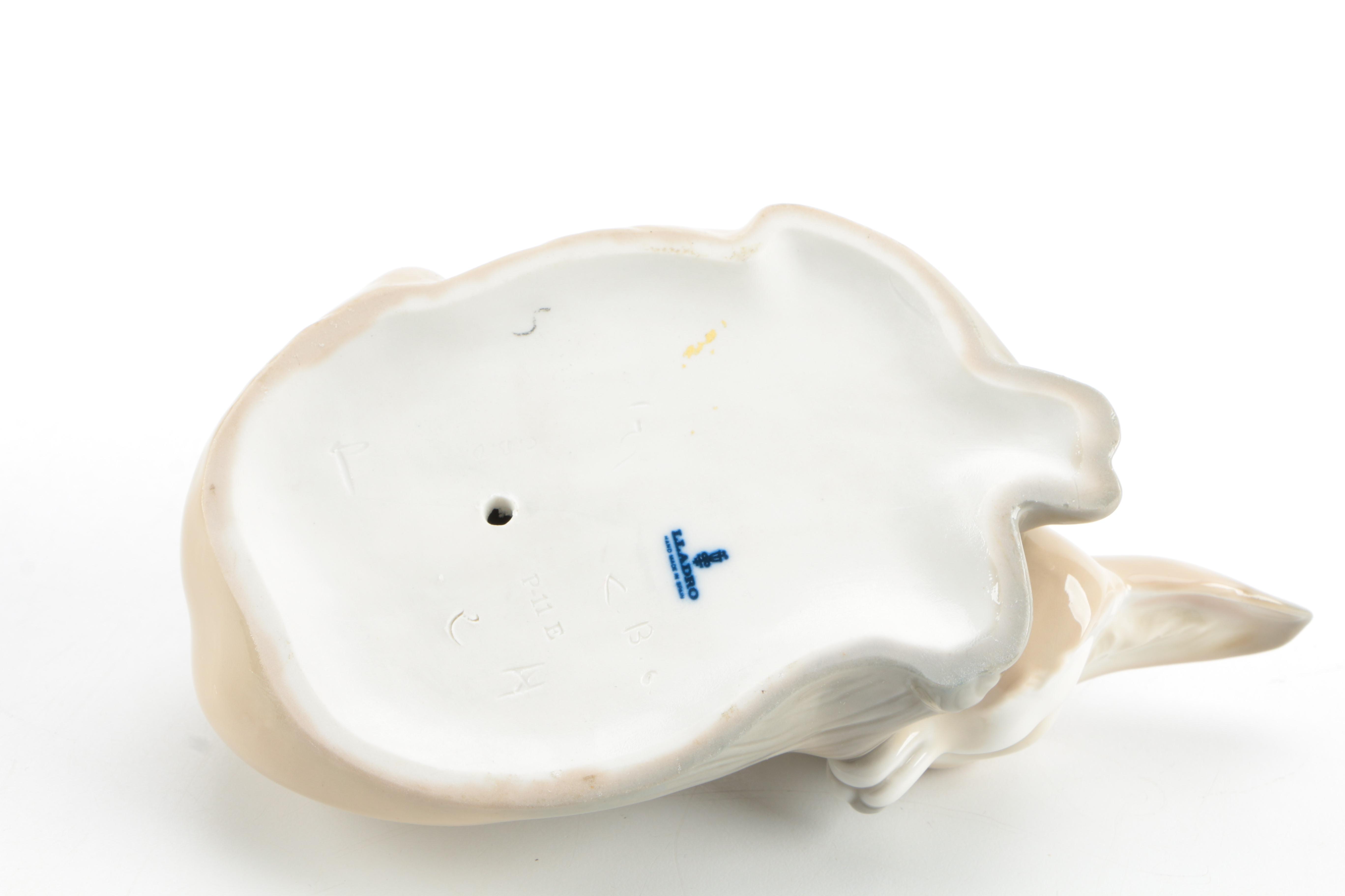 Lladro Porcelain Animal Figurines Including "Little Duck"