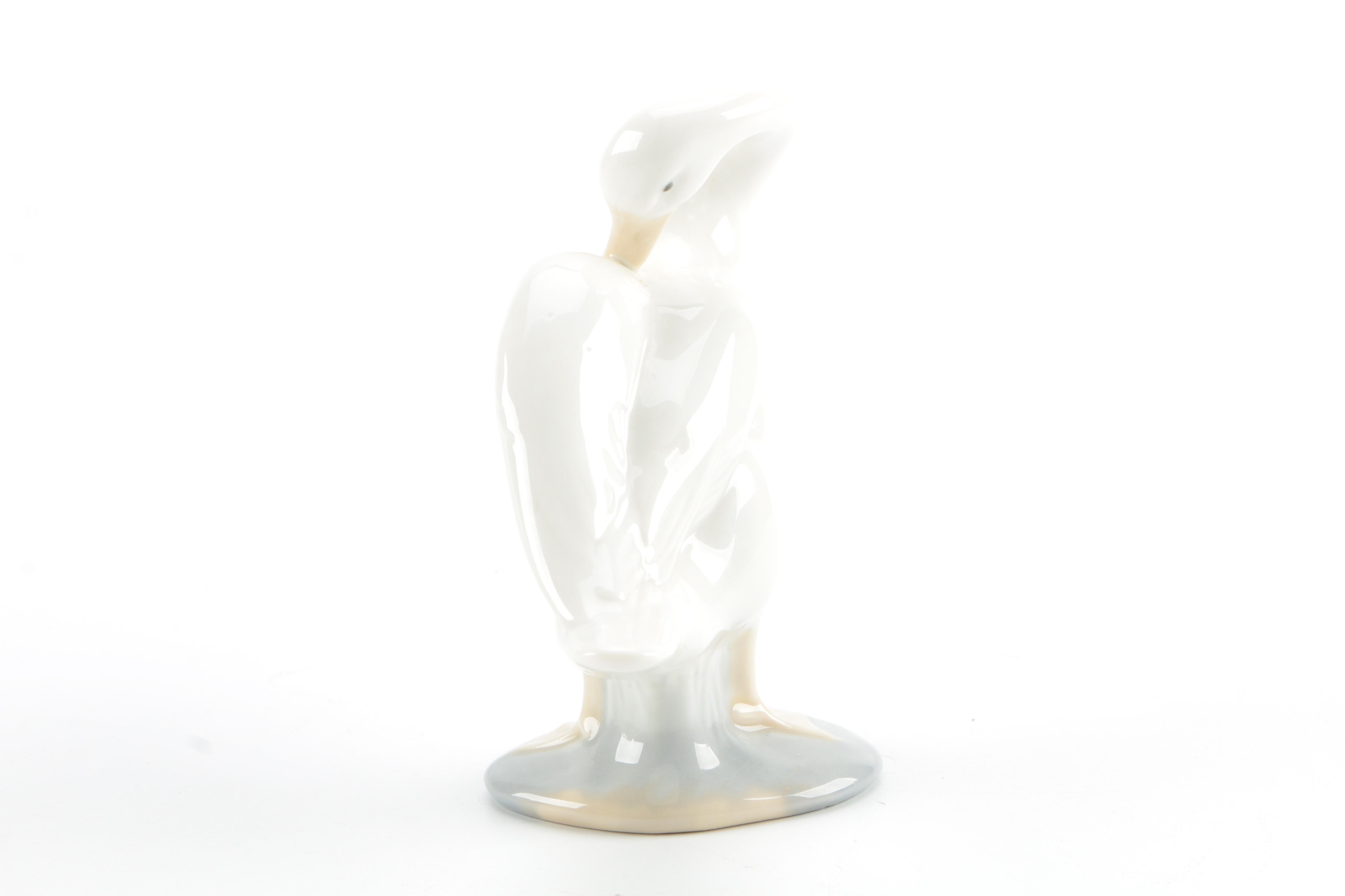 Lladro Porcelain Animal Figurines Including "Little Duck"