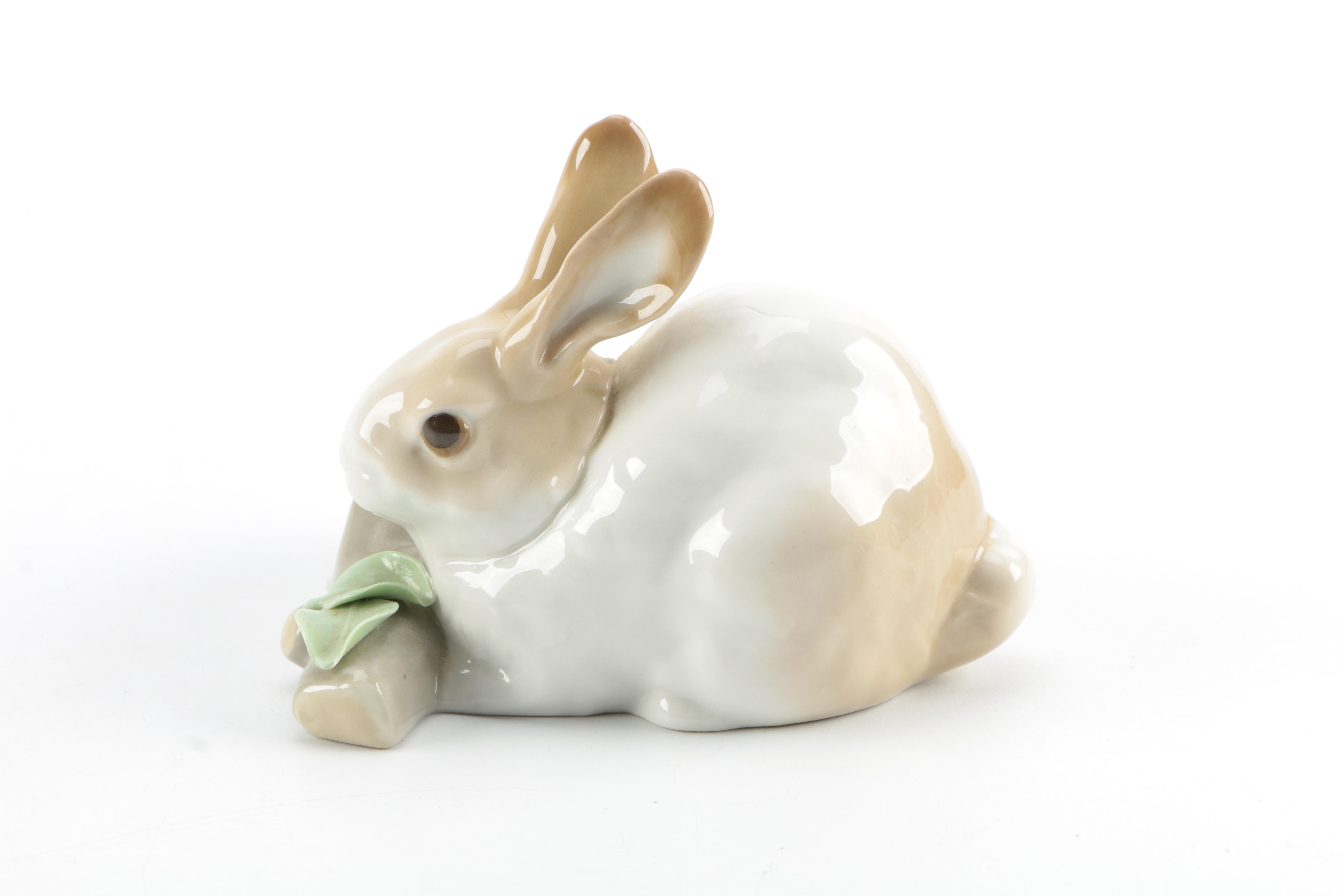 Lladro Porcelain Animal Figurines Including "Little Duck"