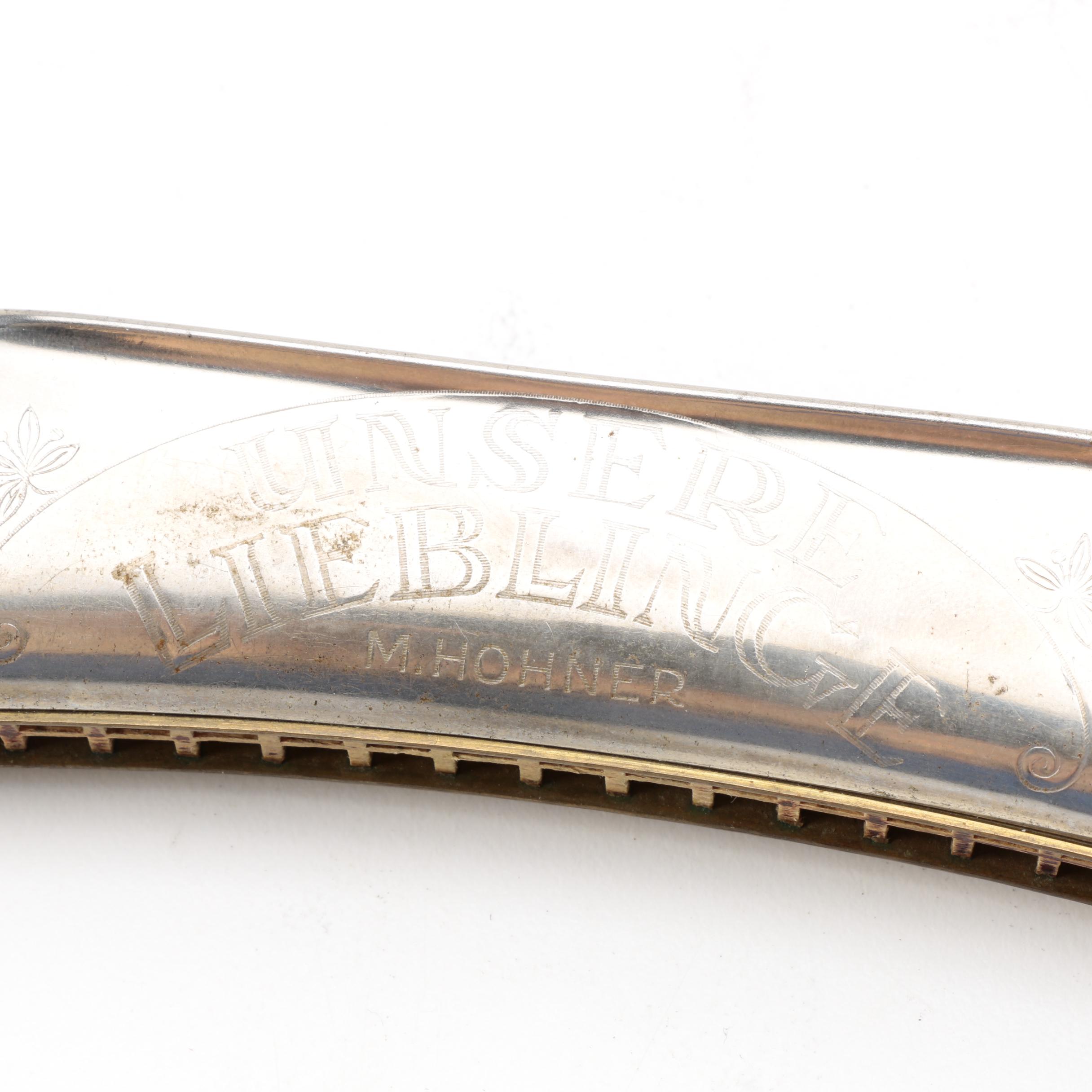 Vintage M. Hohner Unsere Lieblinge Harmonica