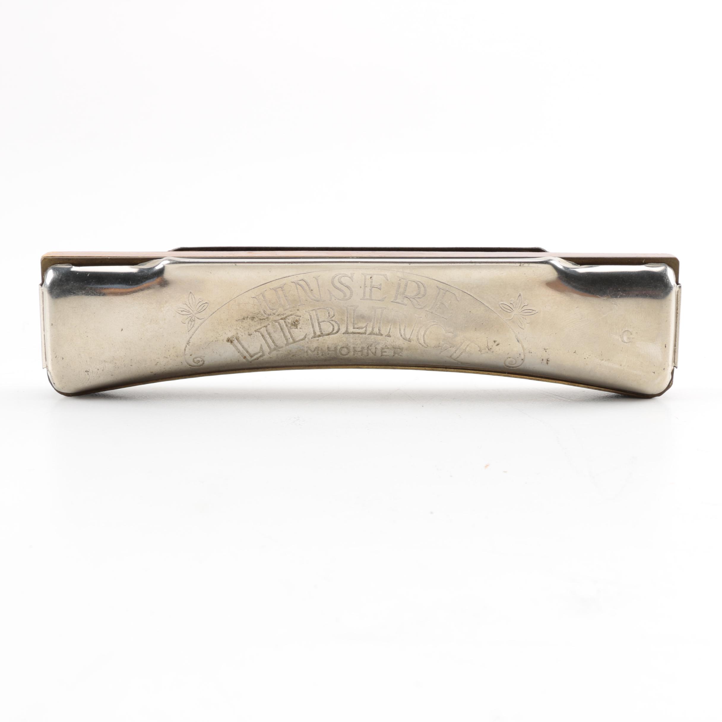 Vintage M. Hohner Unsere Lieblinge Harmonica