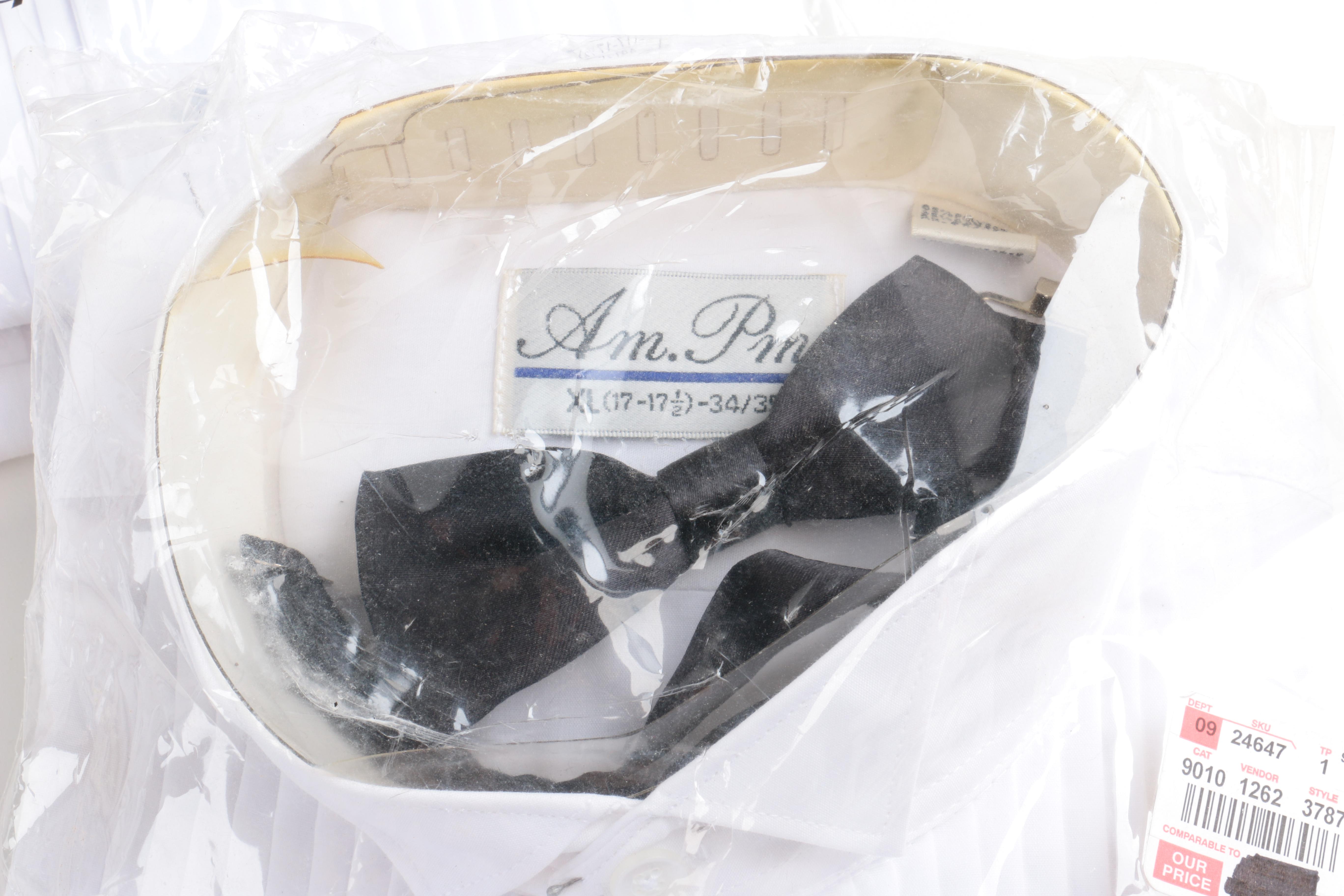 Men's Unused Underwear and Dress Shirts Including YSL