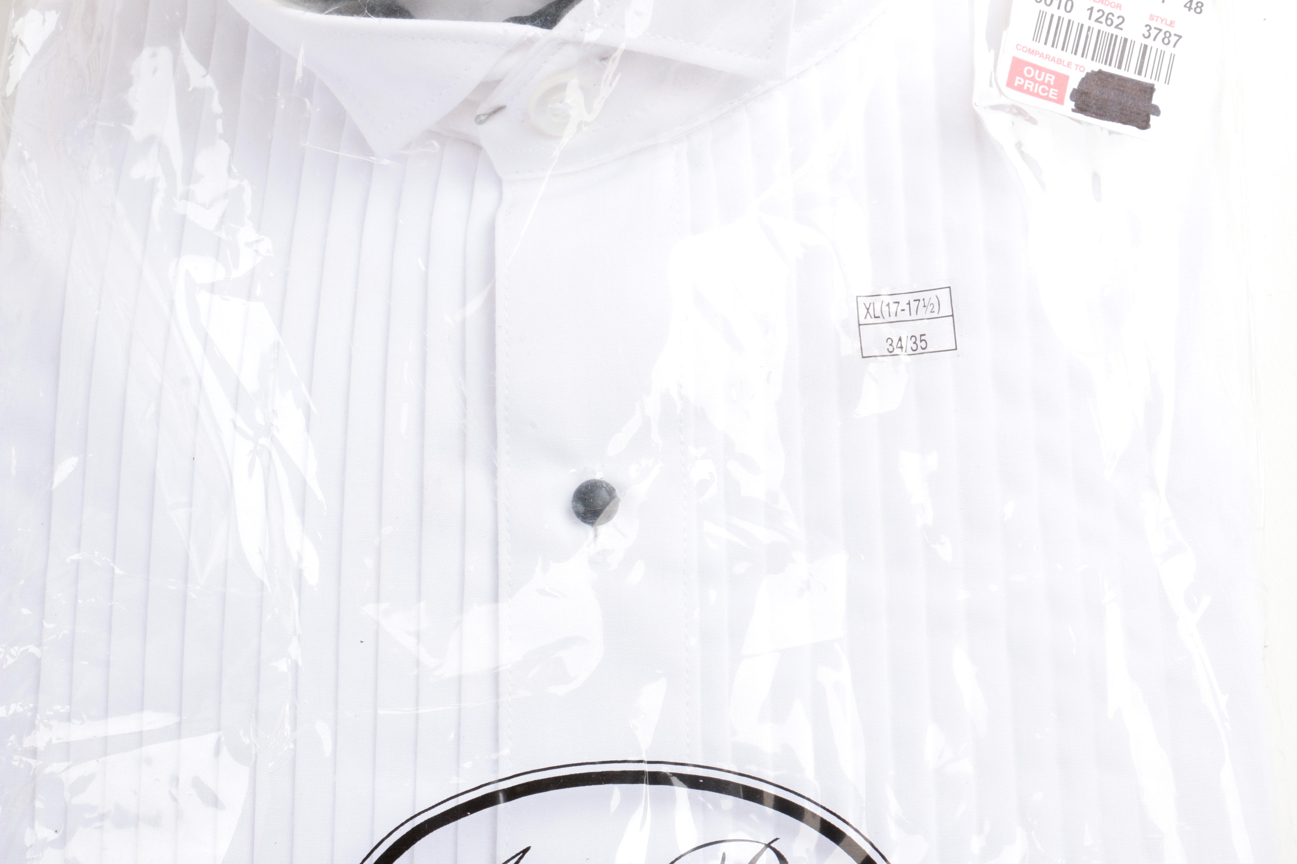 Men's Unused Underwear and Dress Shirts Including YSL