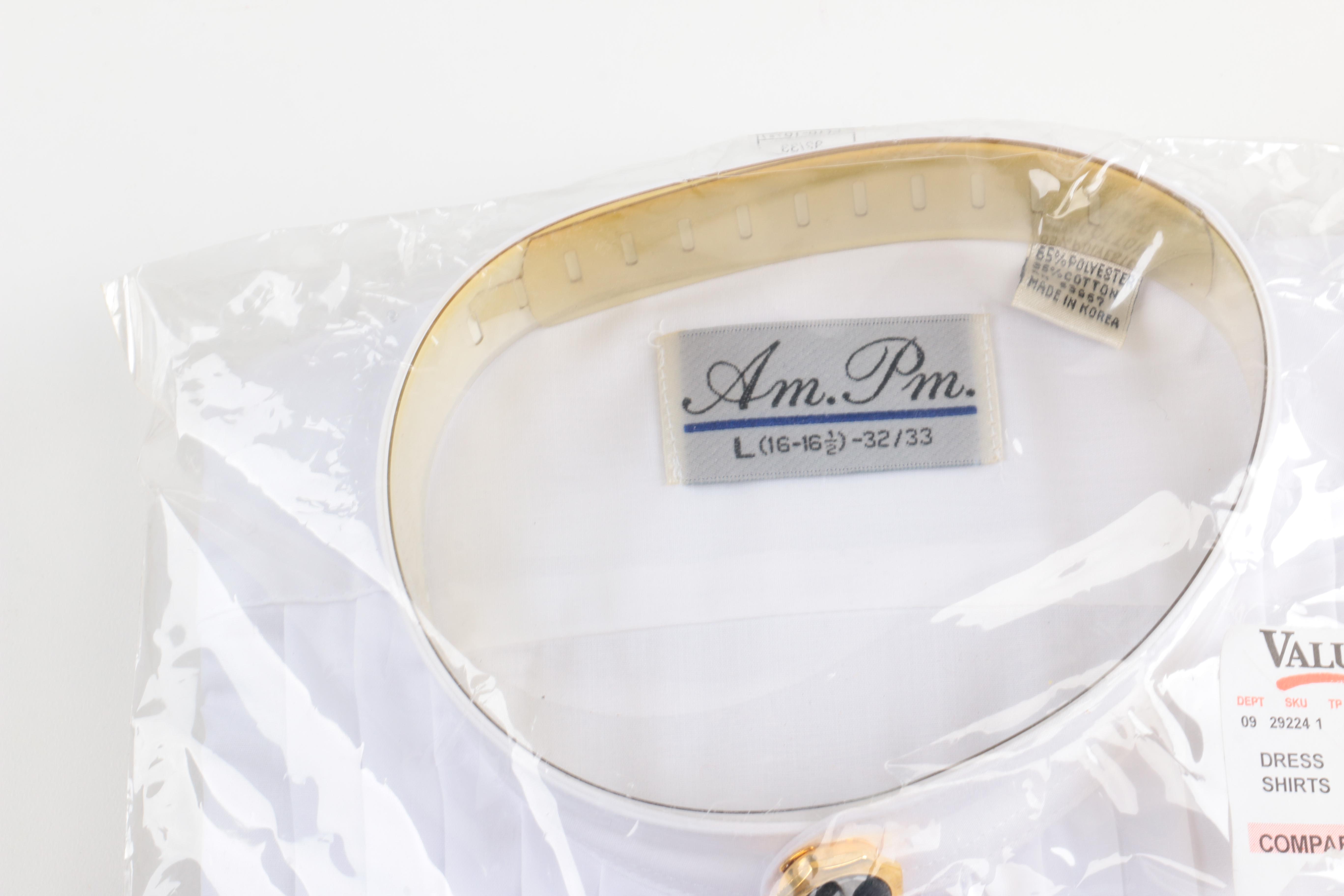 Men's Unused Underwear and Dress Shirts Including YSL