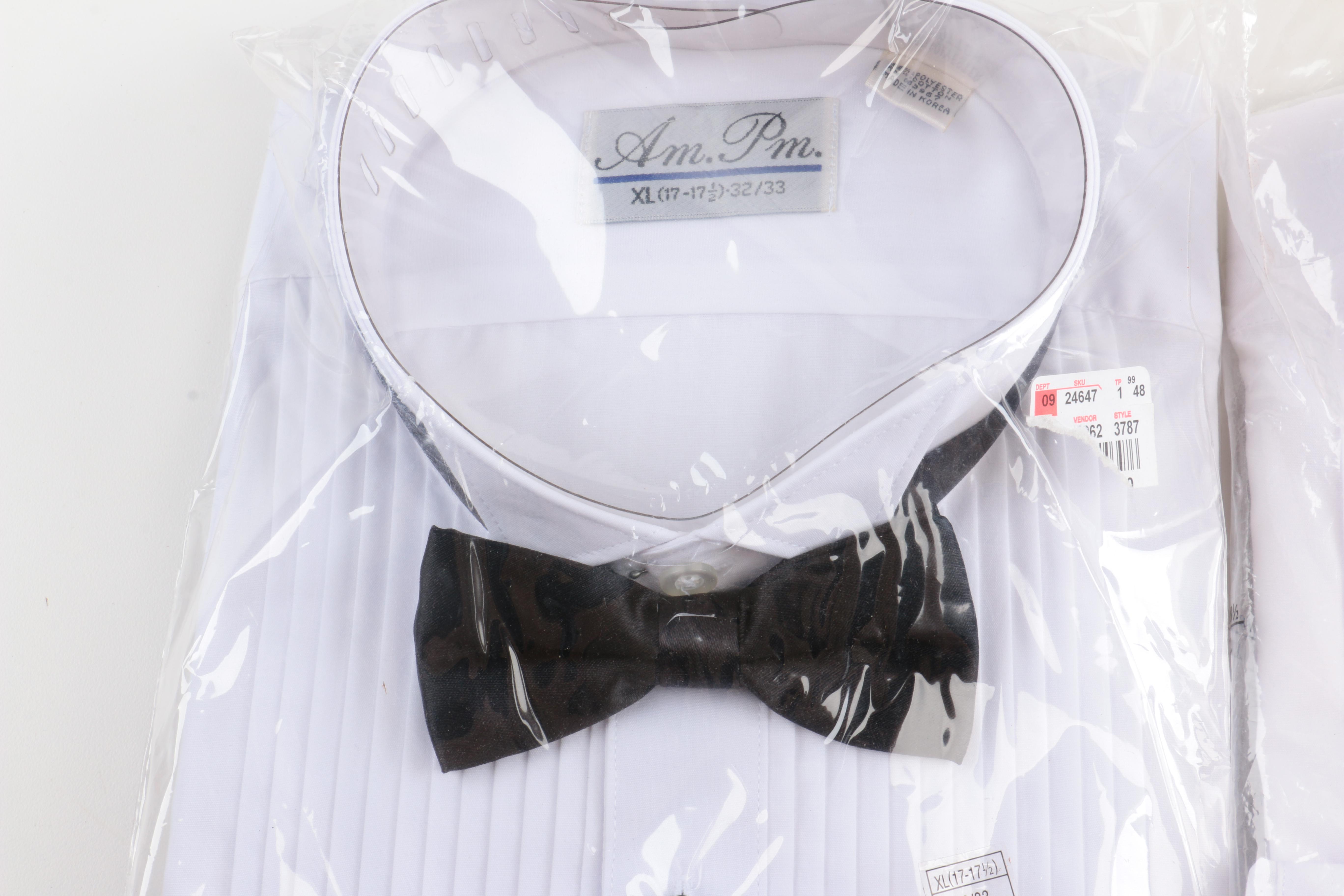 Men's Unused Underwear and Dress Shirts Including YSL