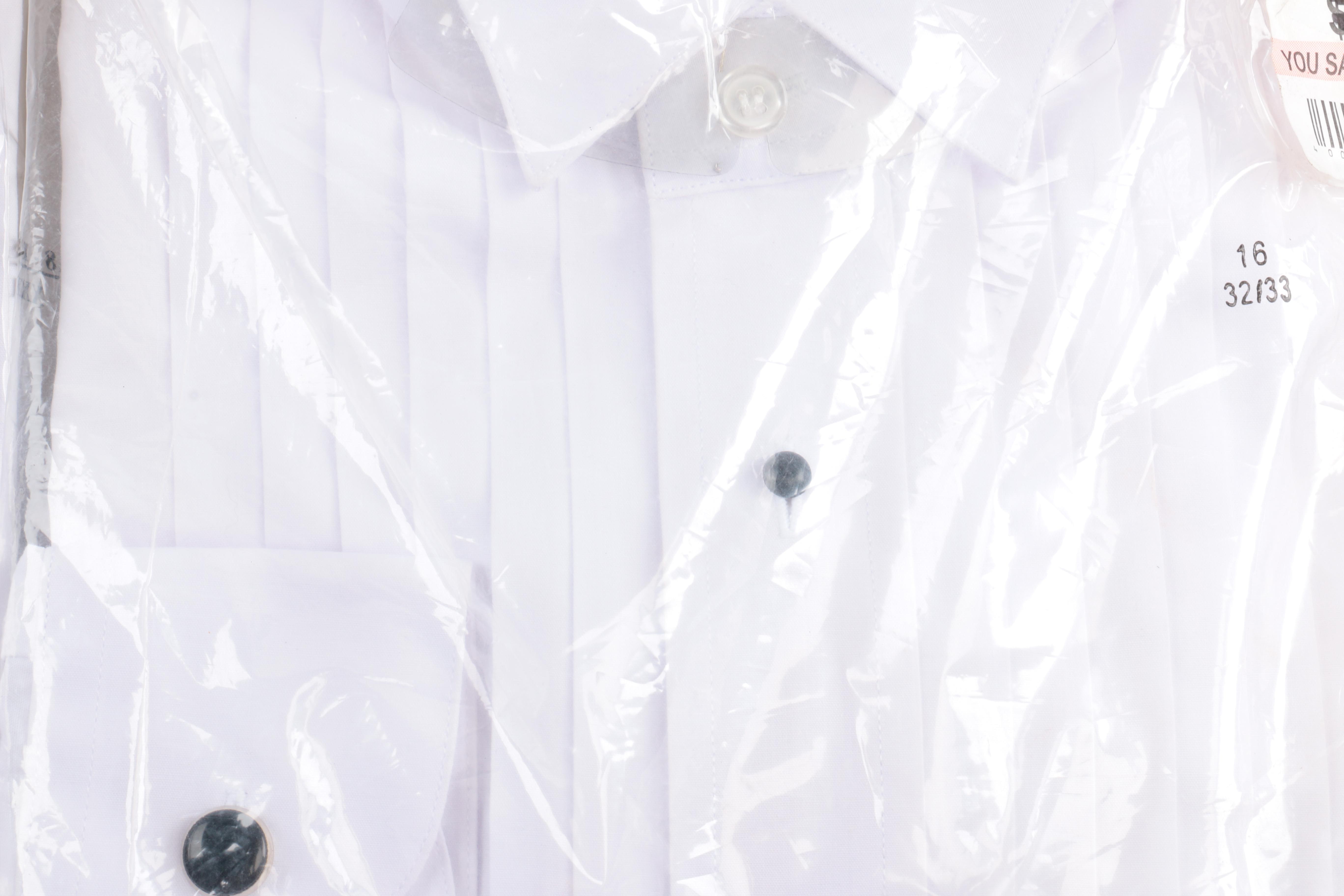 Men's Unused Underwear and Dress Shirts Including YSL