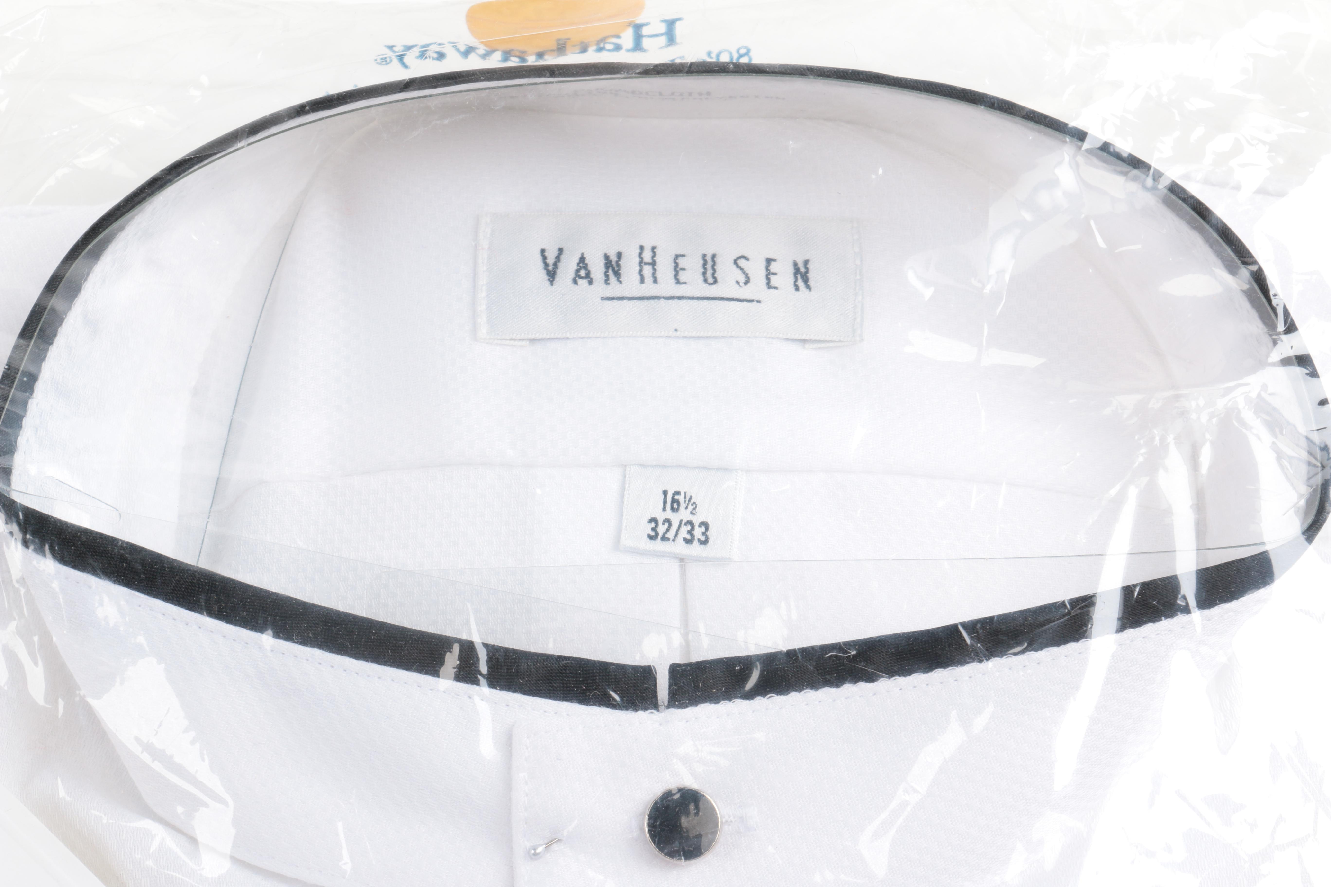 Men's Unused Underwear and Dress Shirts Including YSL