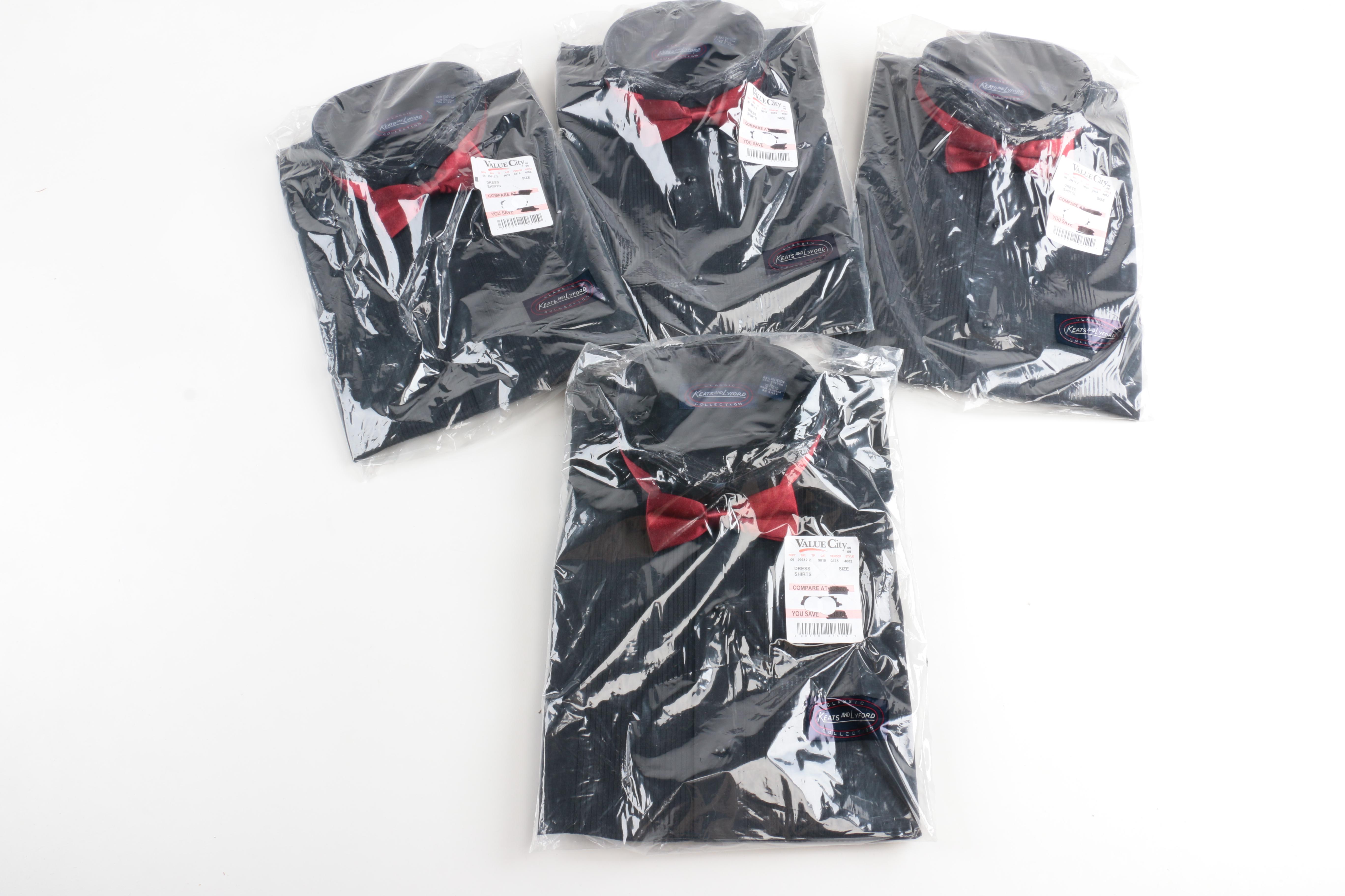 Men's Unused Underwear and Dress Shirts Including YSL