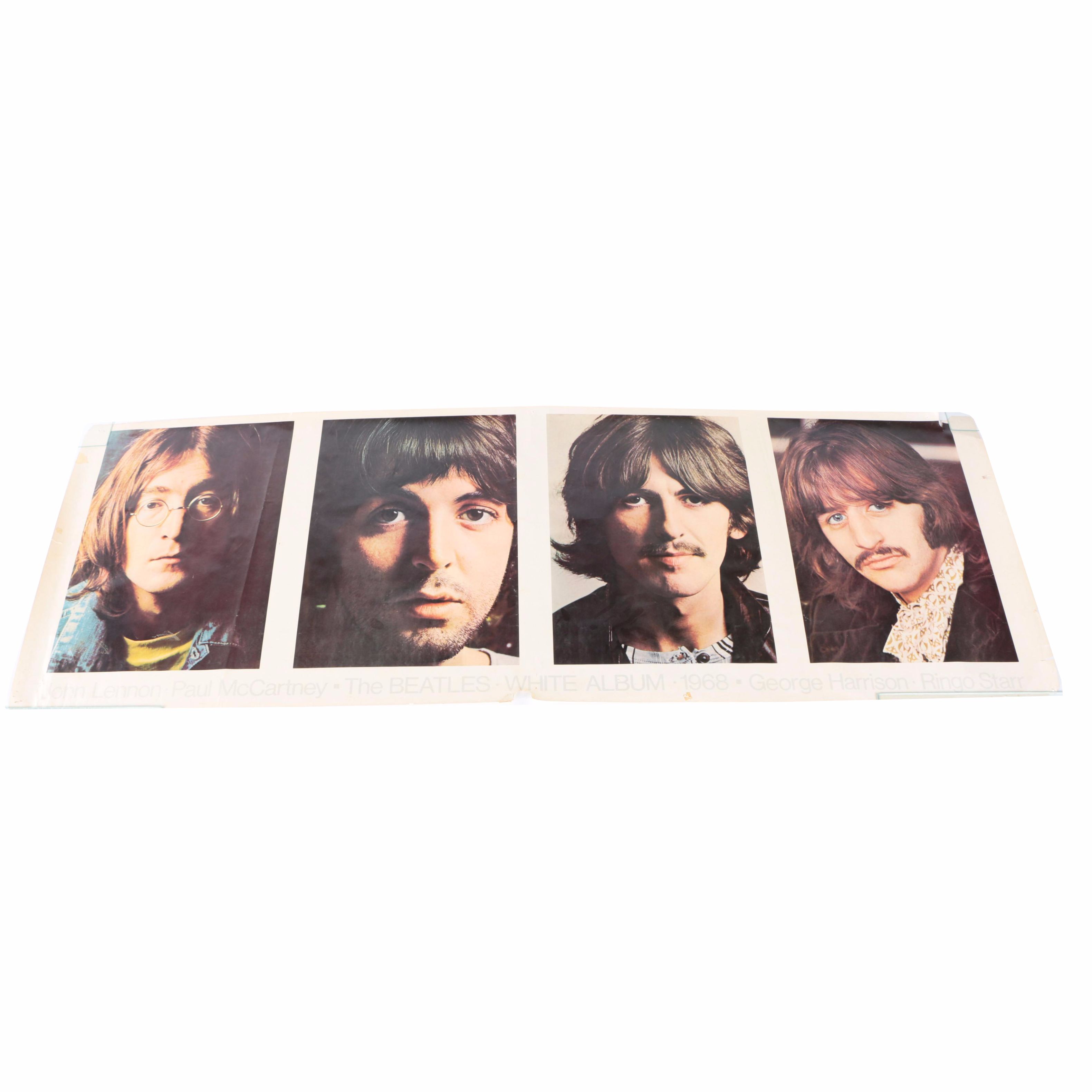 1987 "The Beatles, White Album, 1968" Poster by Portal Publications