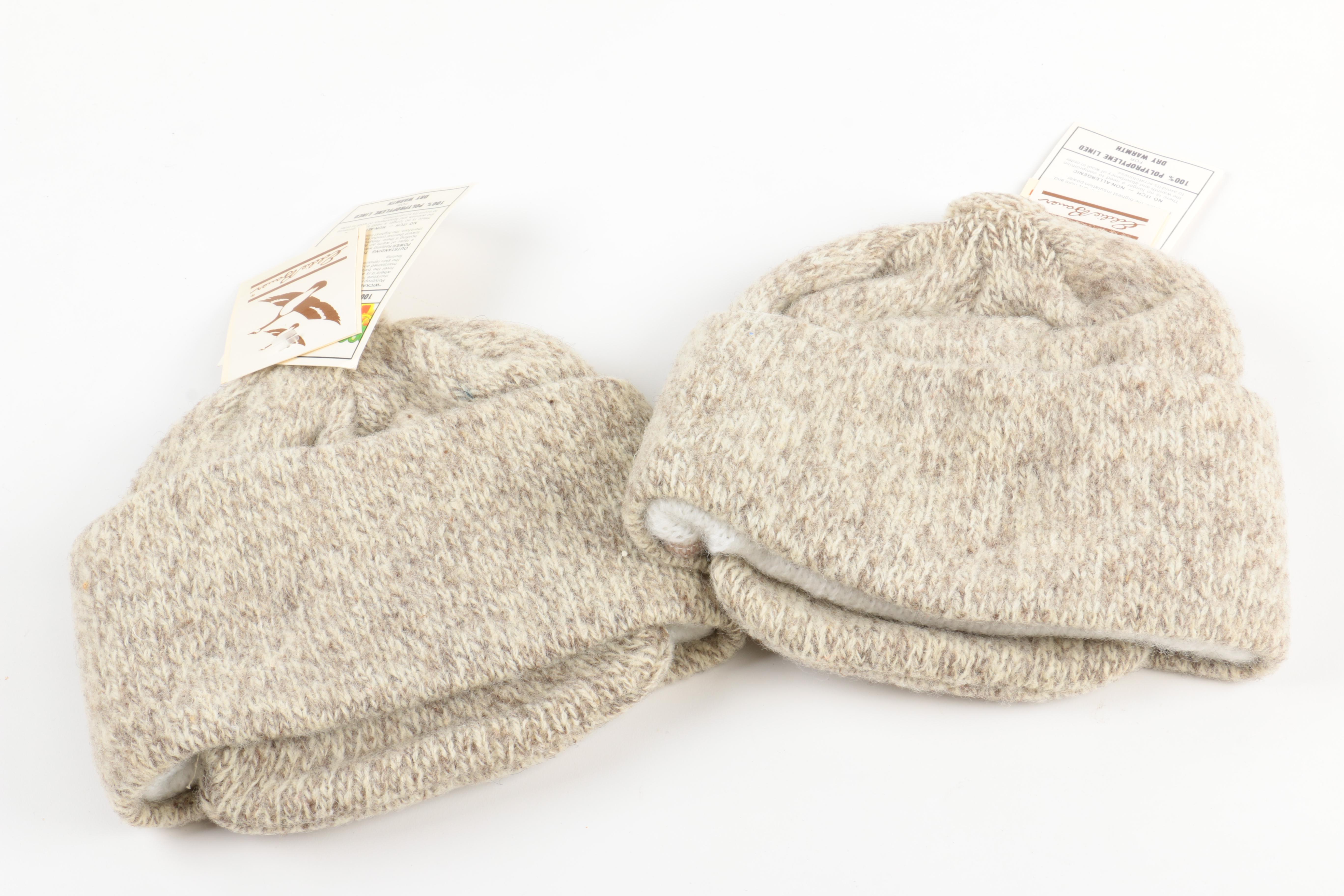 Assortment of Winter Hats Including Eddie Bauer