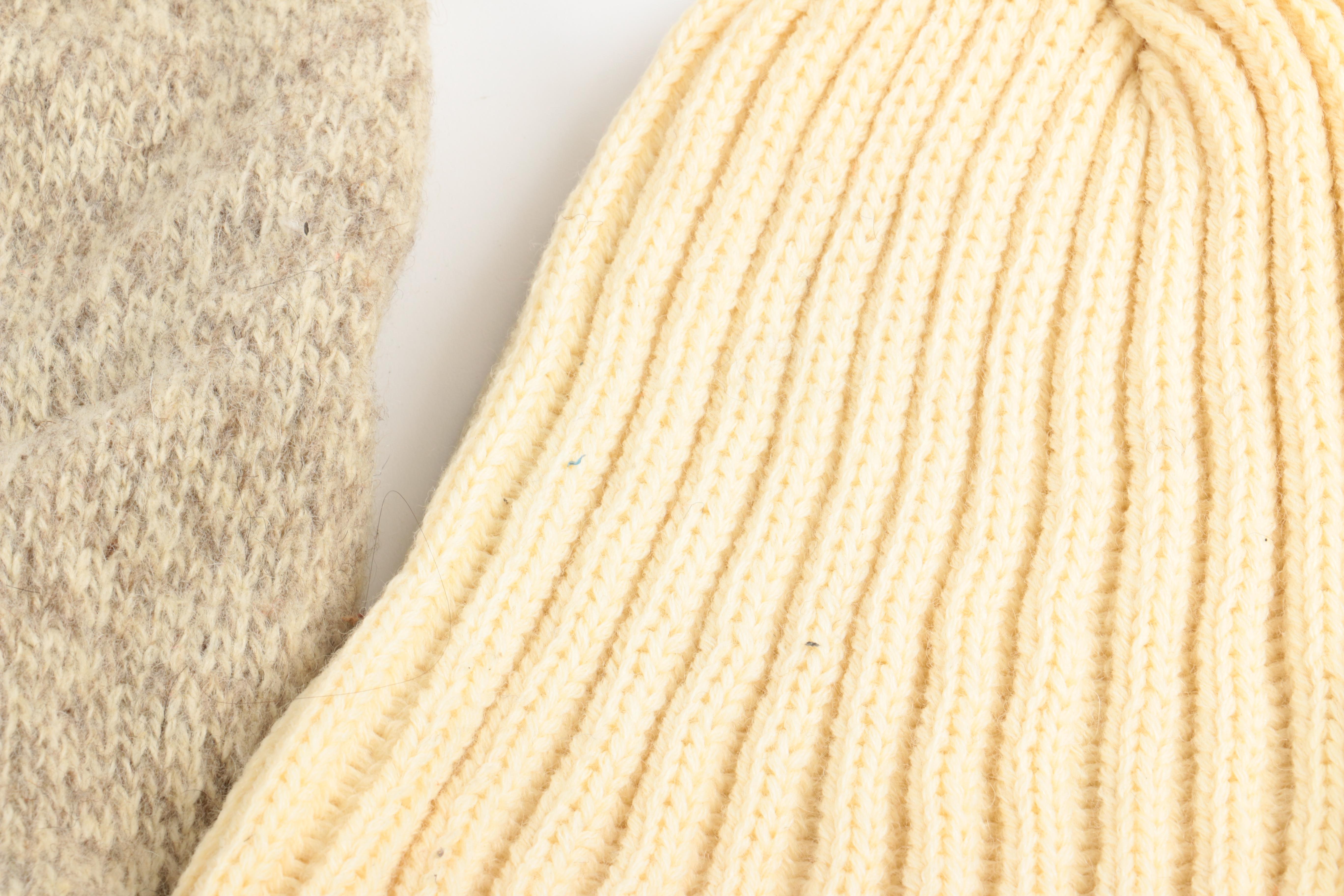 Assortment of Winter Hats Including Eddie Bauer