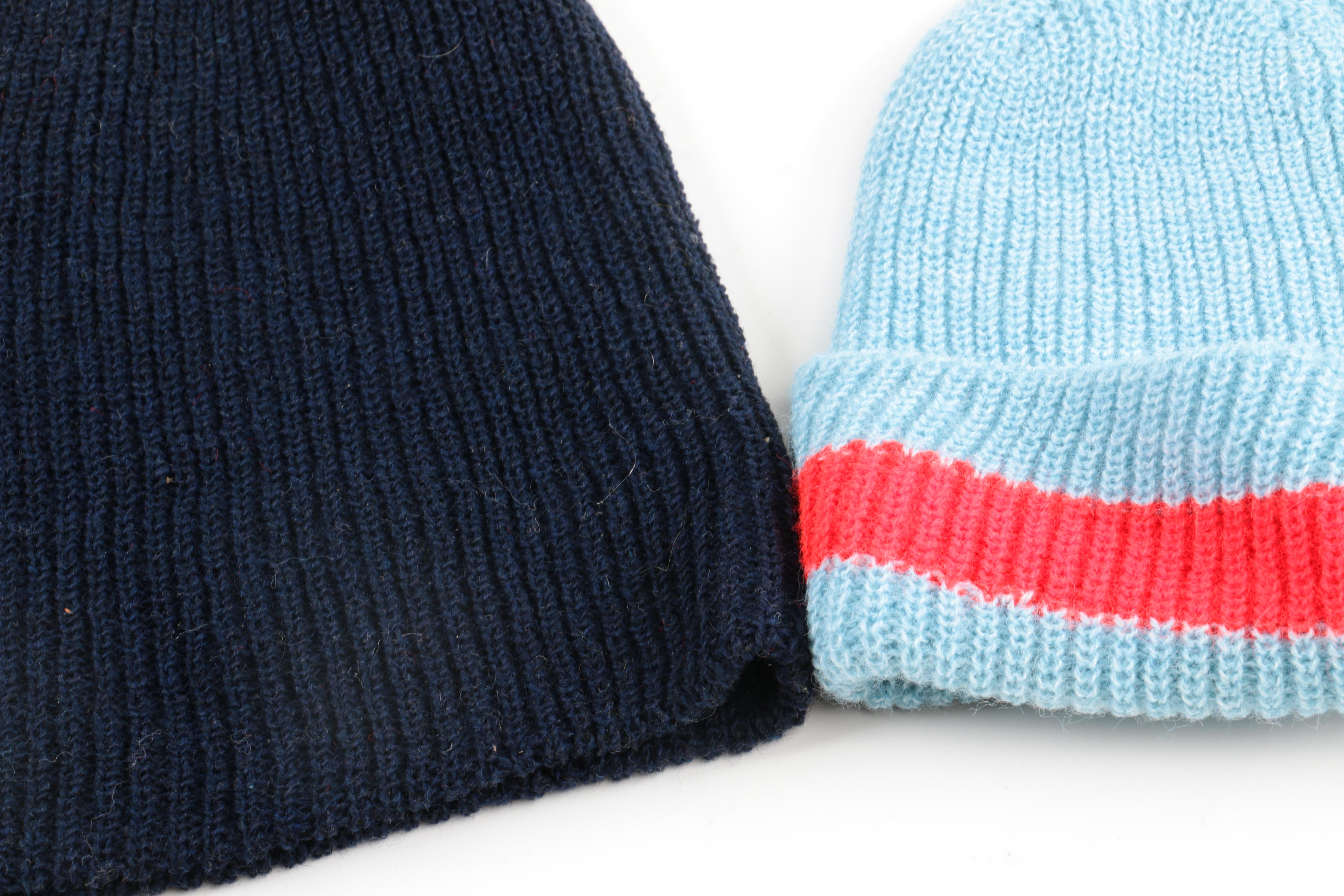 Assortment of Winter Hats Including Eddie Bauer