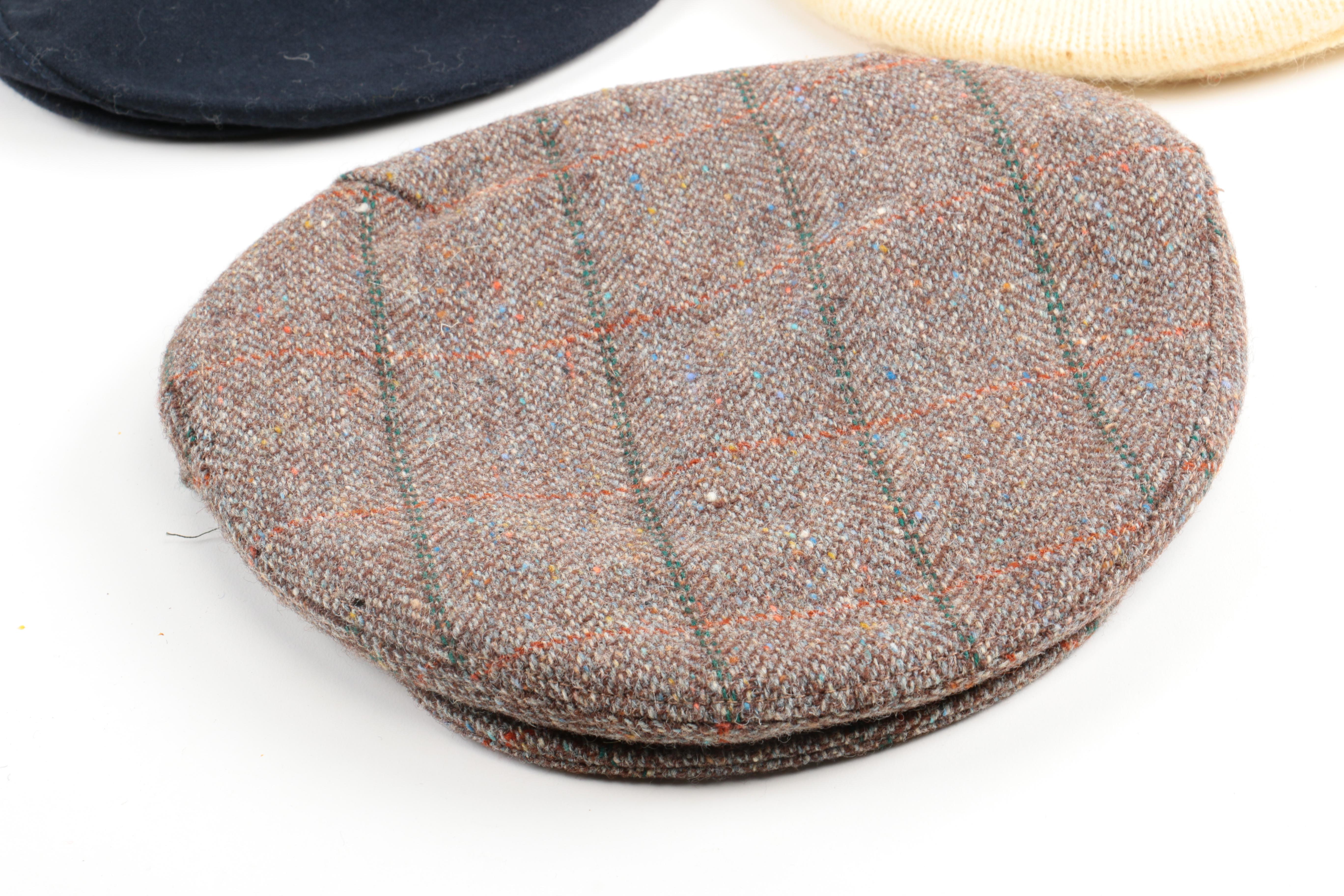 Assortment of Winter Hats Including Eddie Bauer