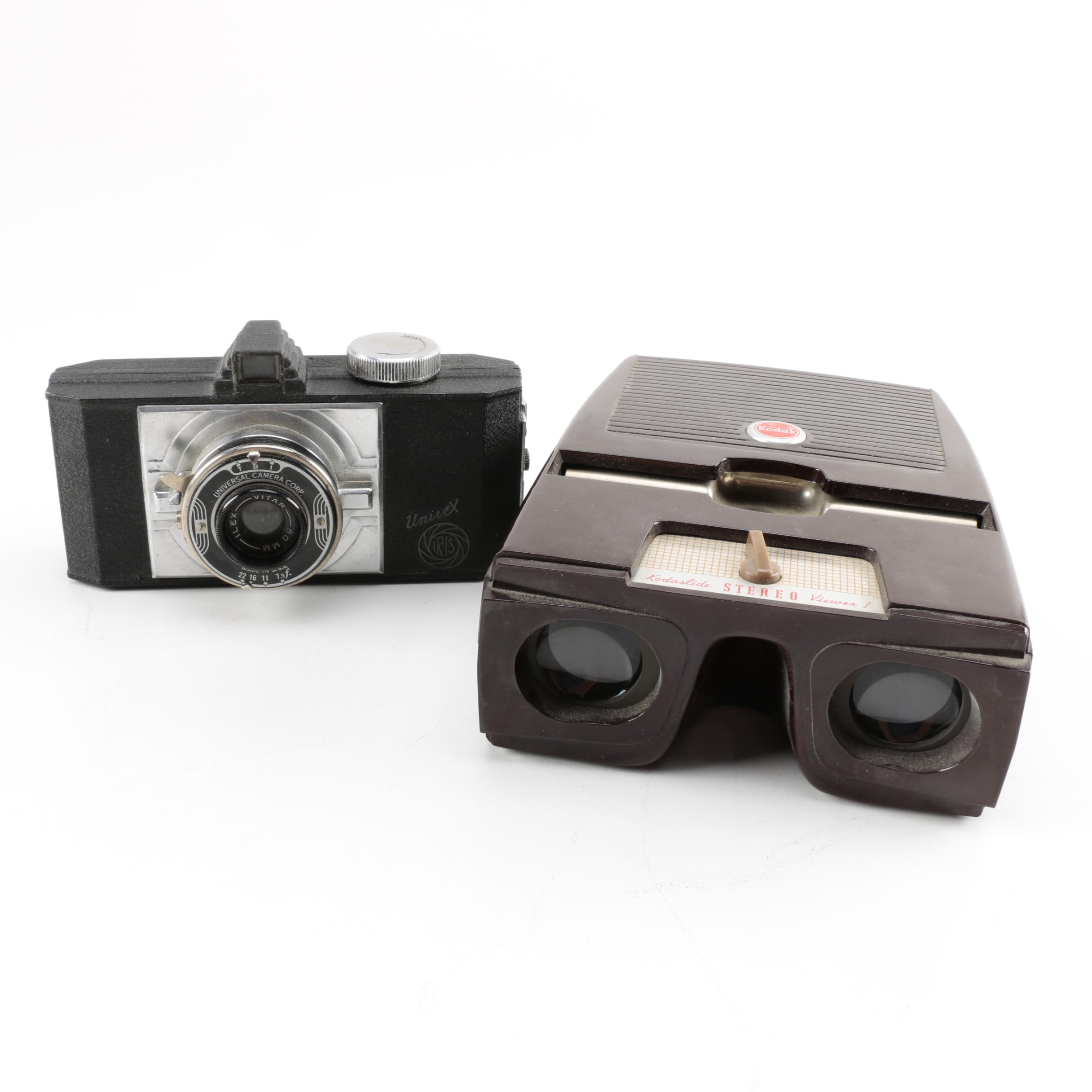 Univex Iris Camera and Kodak Kodaslide Viewer I