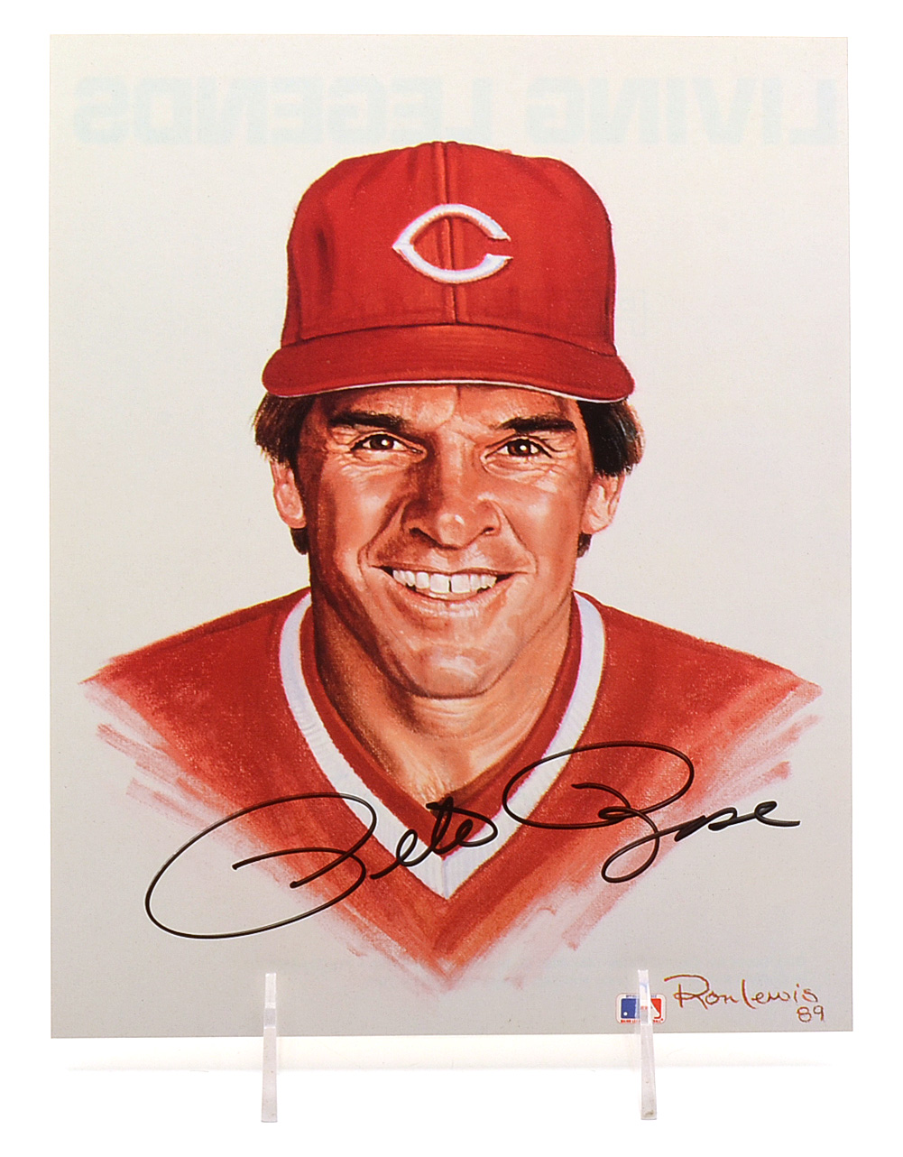 Five 1989 Lewis Signed Prints, Robby, Rose, Schmidt, and More