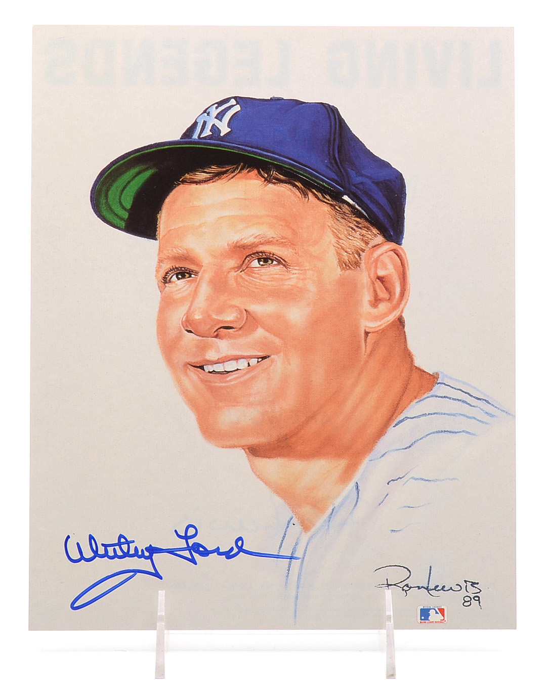 Five 1989 Lewis Signed Prints, Robby, Rose, Schmidt, and More