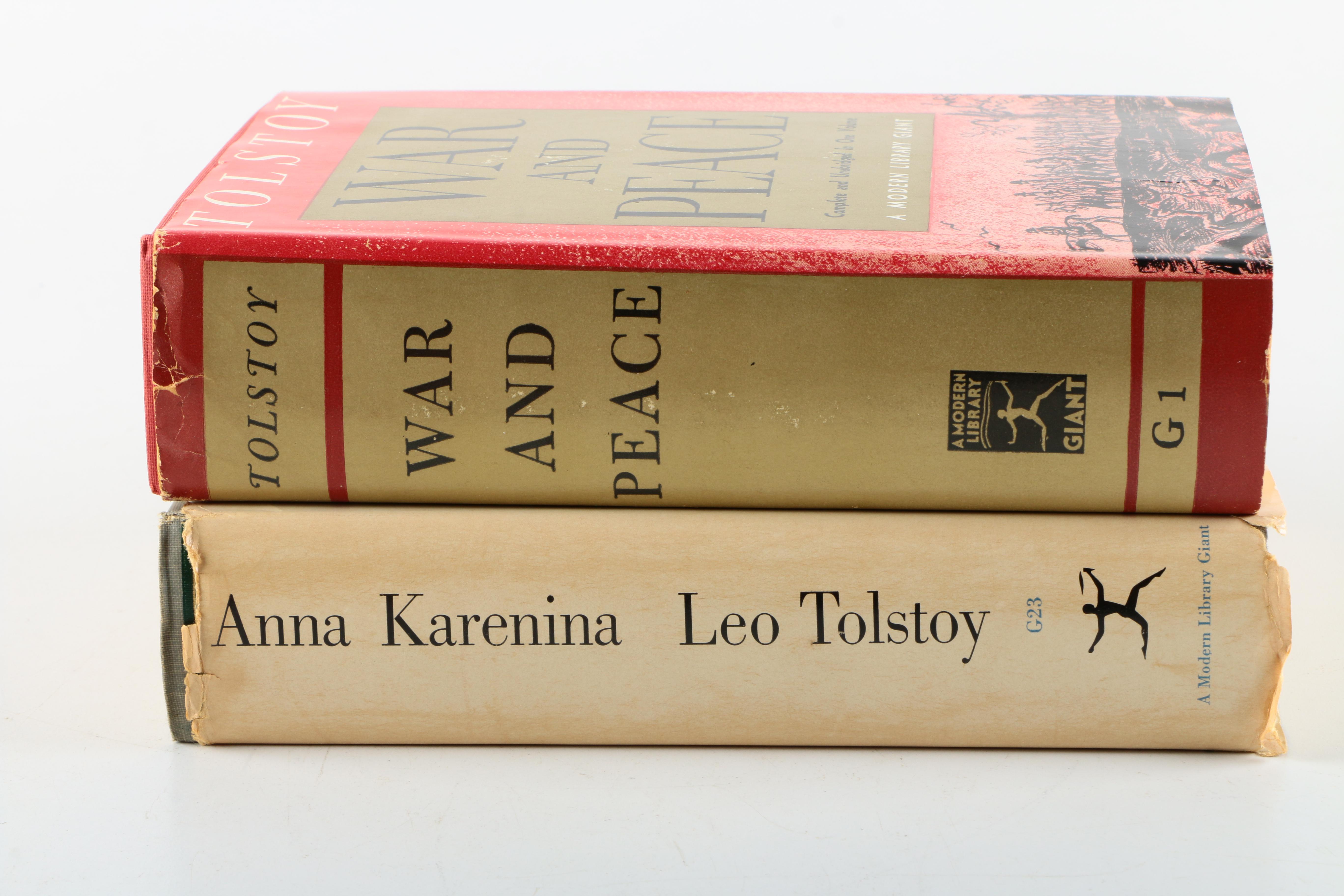 "War and Peace" and "Anna Karenina" by Leo Tolstoy