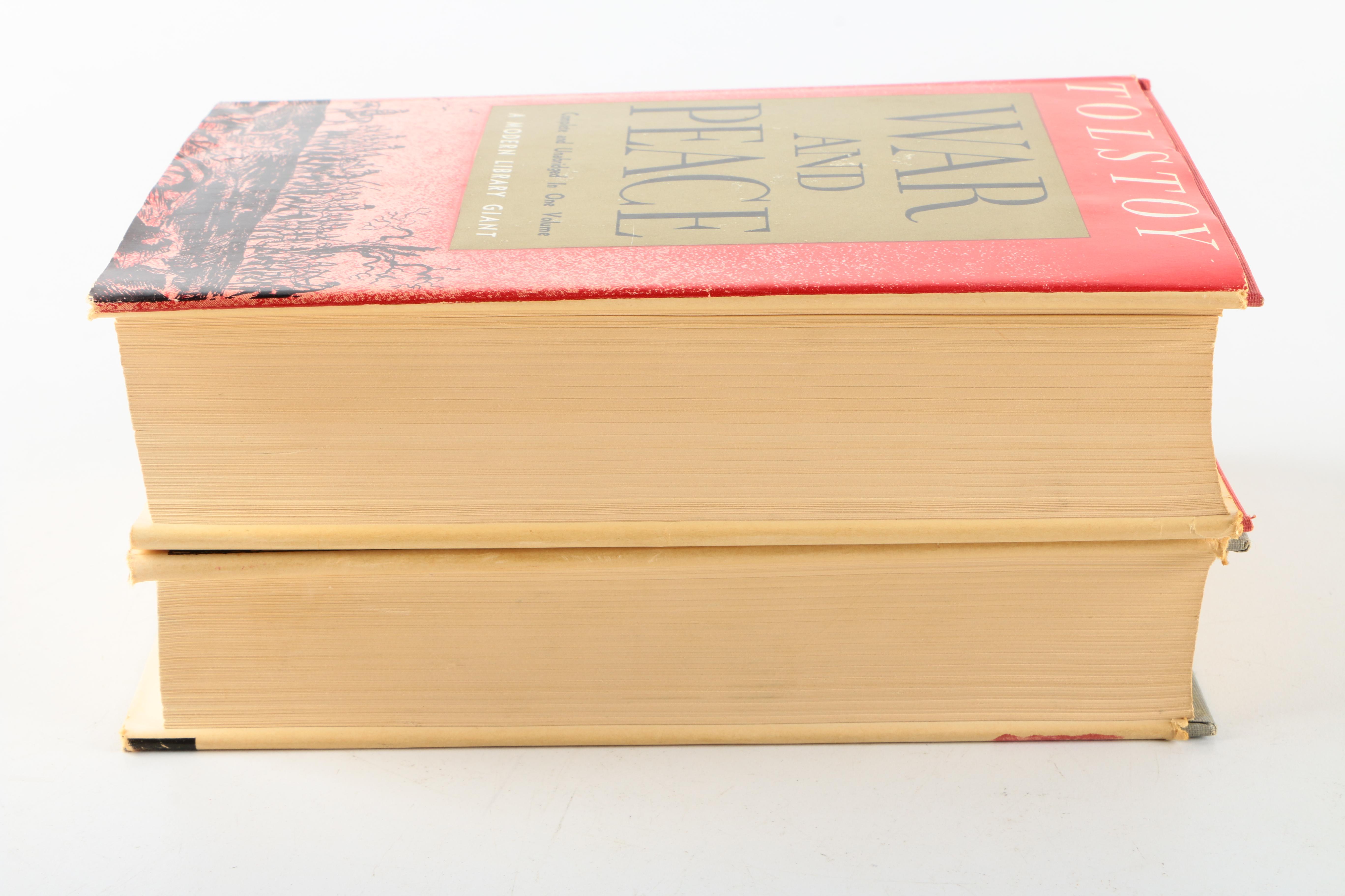 "War and Peace" and "Anna Karenina" by Leo Tolstoy