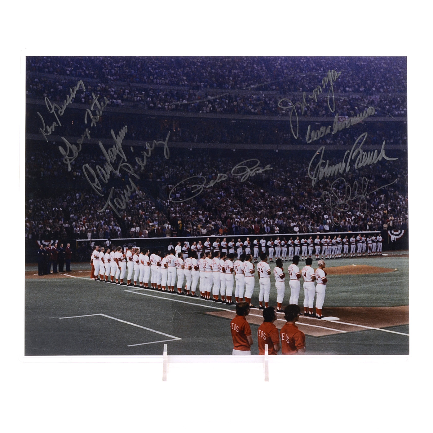 Big Red Machine Signed Photo COA