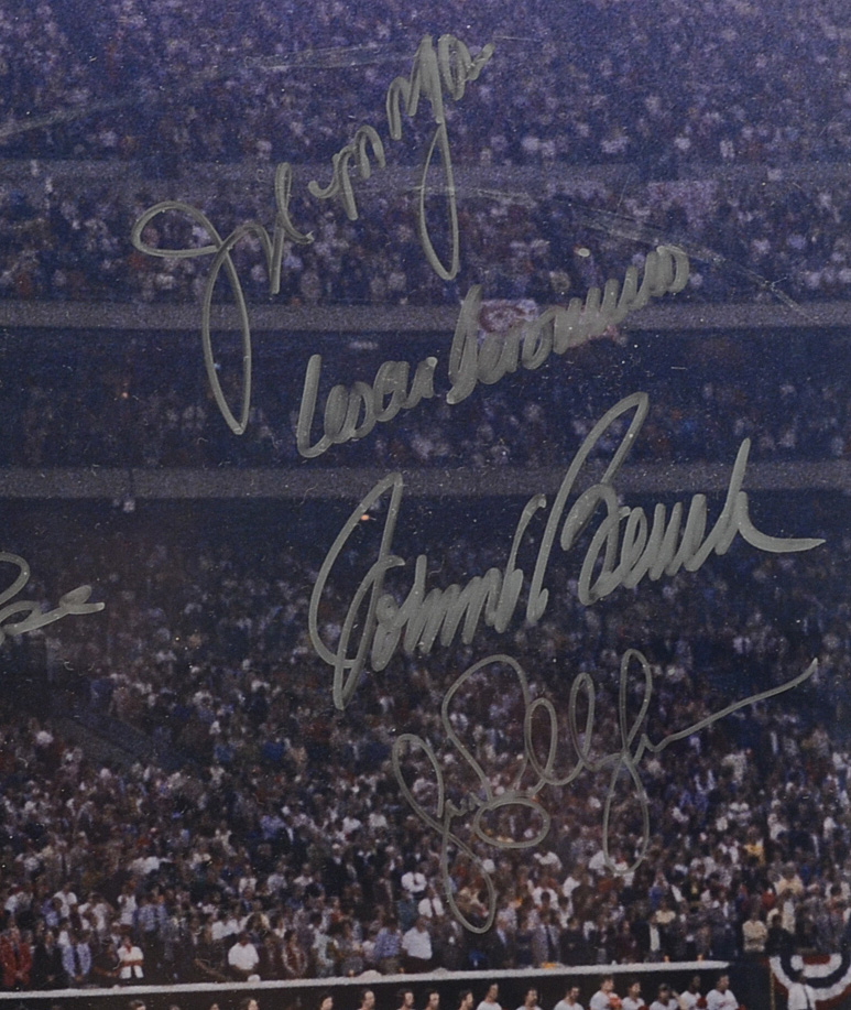 Big Red Machine Signed Photo COA