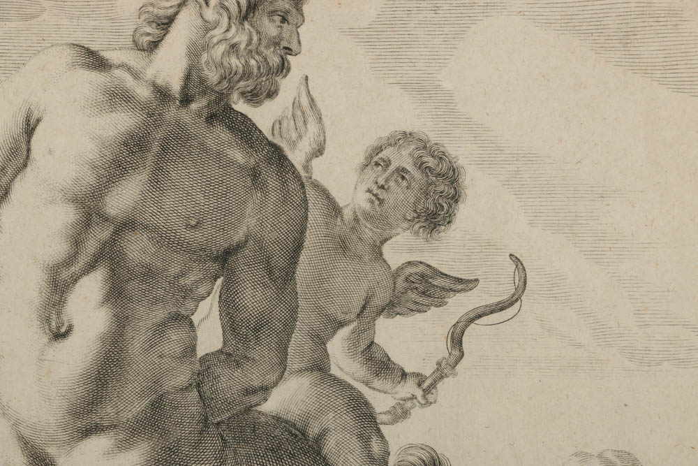 R. Collins Engraving on Paper "Centaurus"