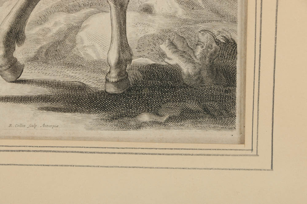 R. Collins Engraving on Paper "Centaurus"