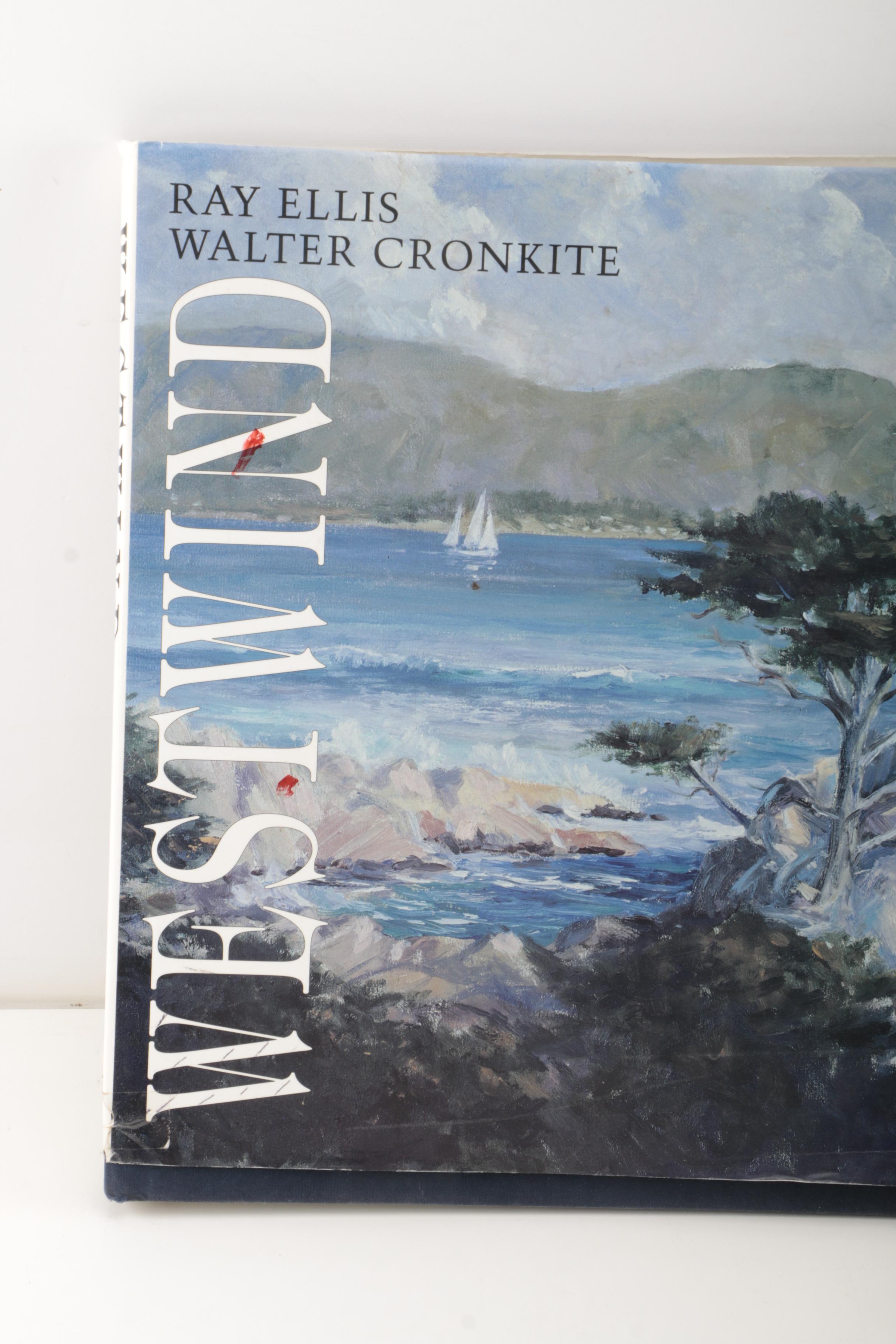 1990 Signed First Edition "Westwind" by Walter Cronkite and Ray Ellis