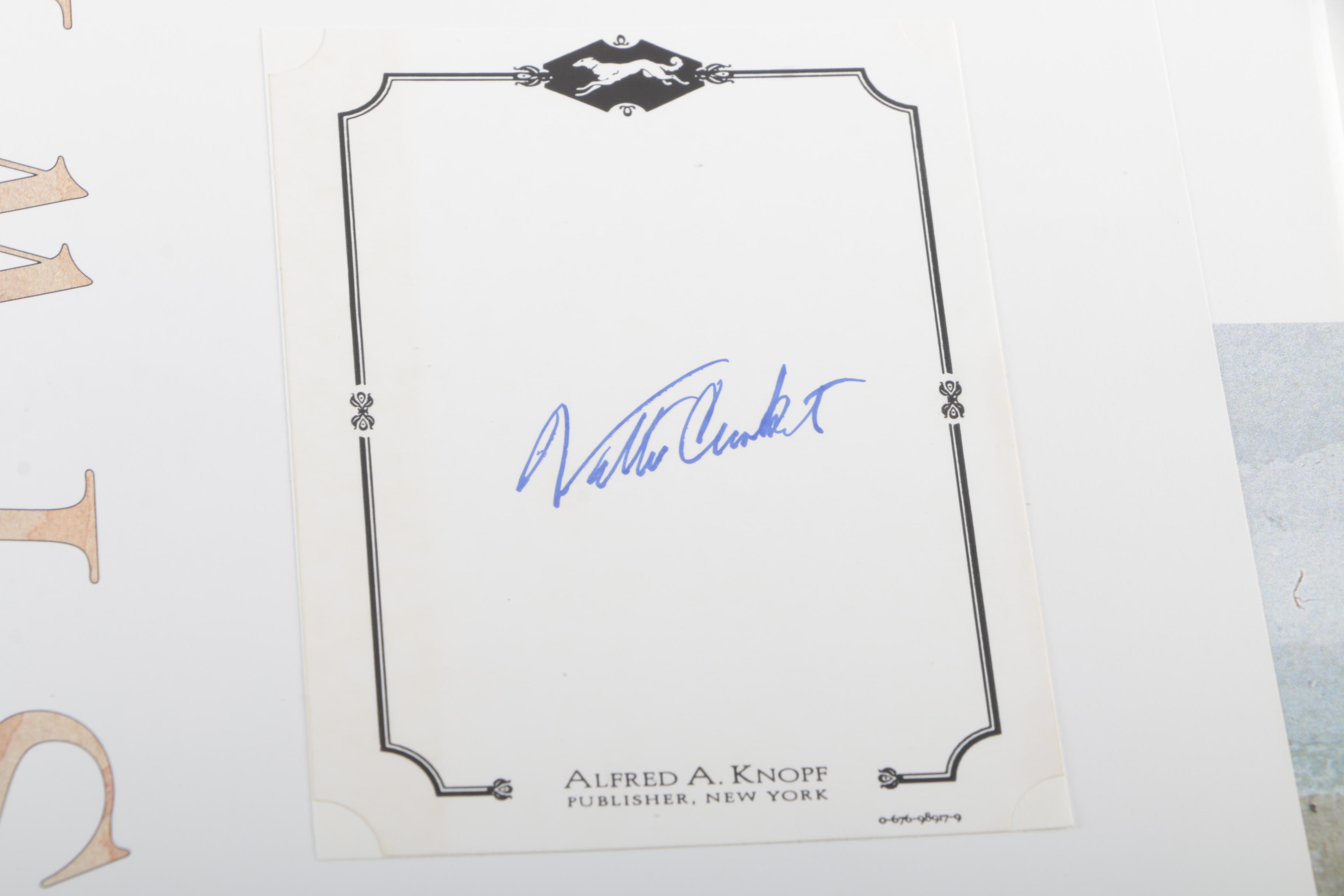 1990 Signed First Edition "Westwind" by Walter Cronkite and Ray Ellis