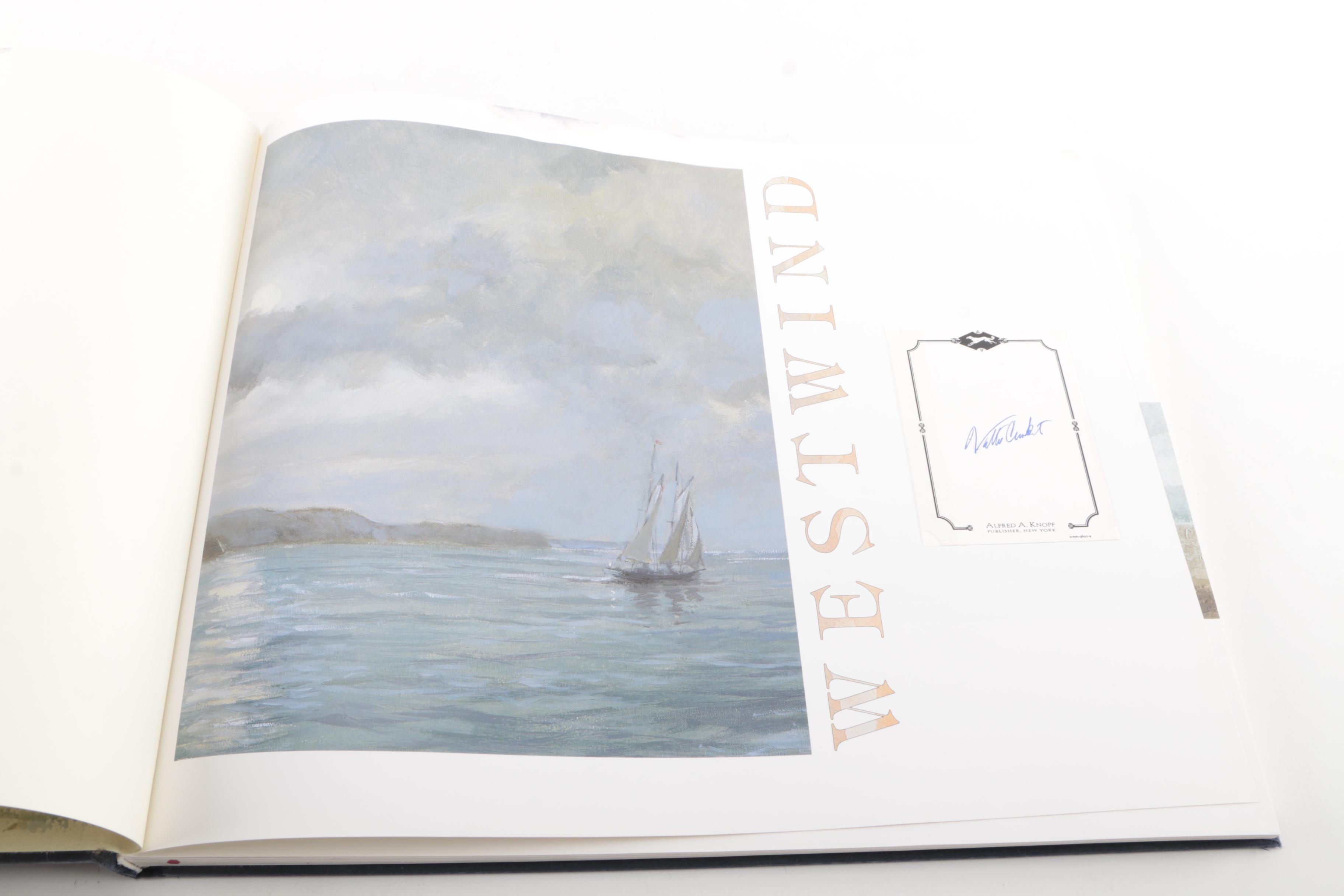 1990 Signed First Edition "Westwind" by Walter Cronkite and Ray Ellis