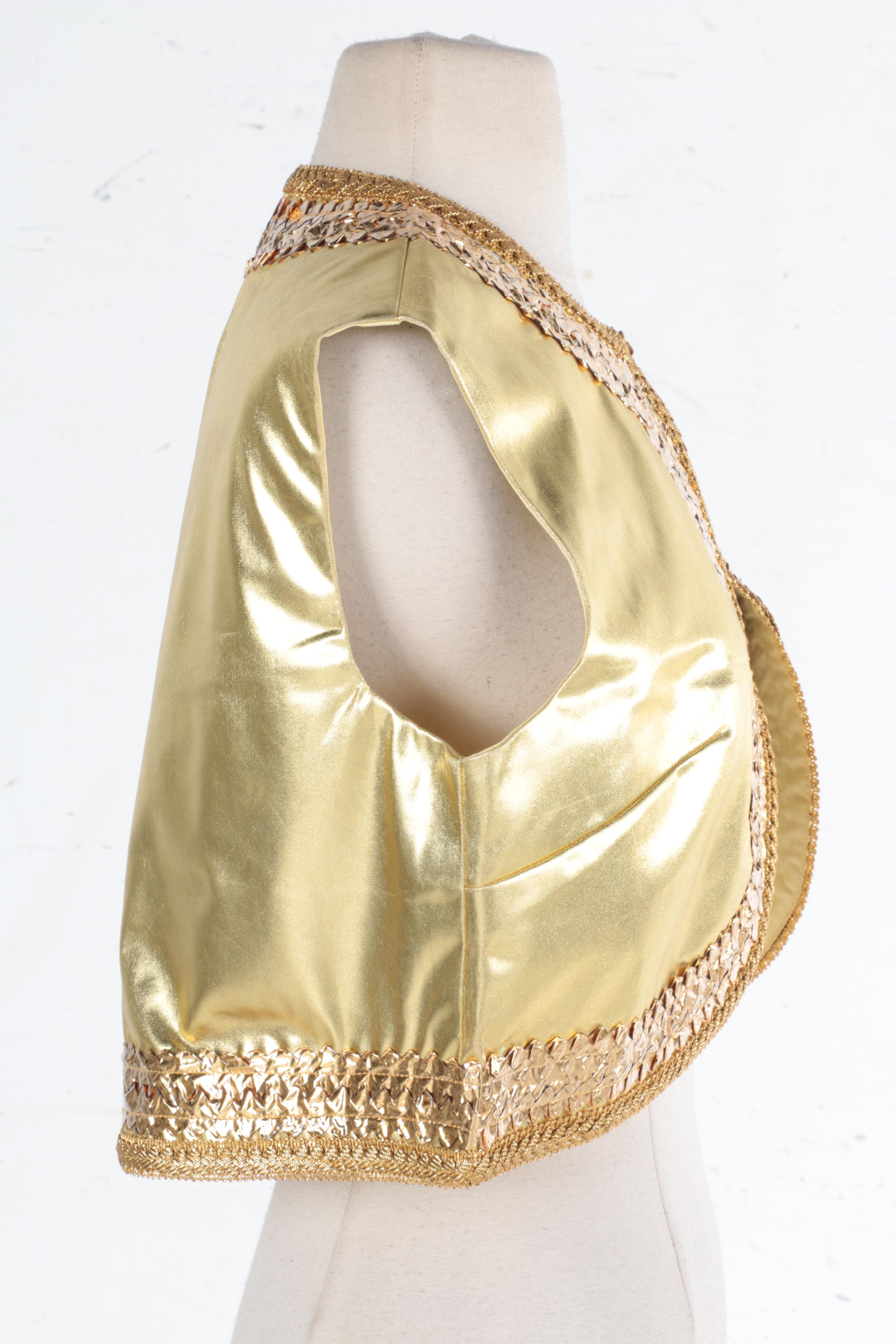 Vest by Emily Wetherby and Maribou Sequined Shrug