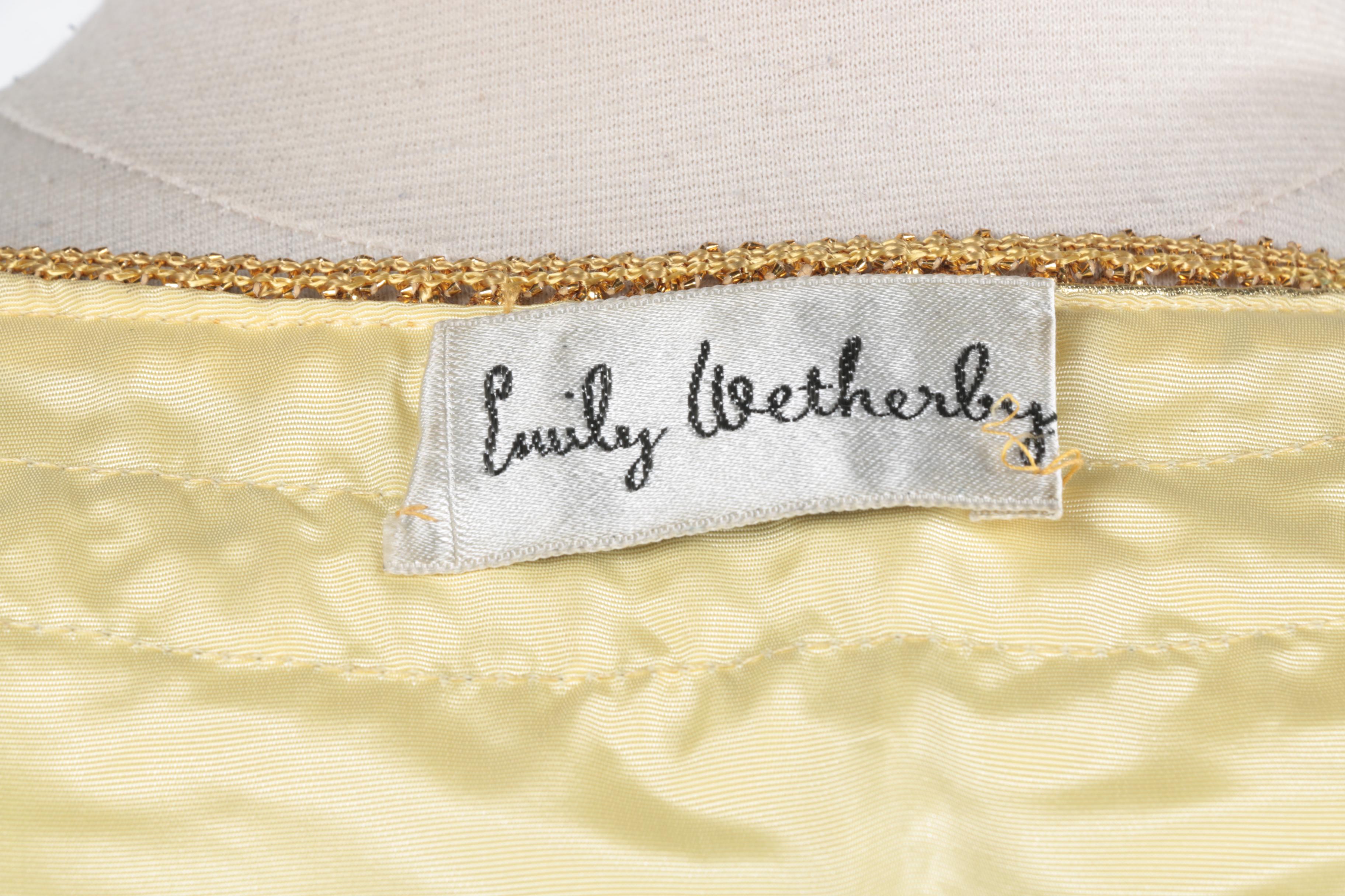 Vest by Emily Wetherby and Maribou Sequined Shrug