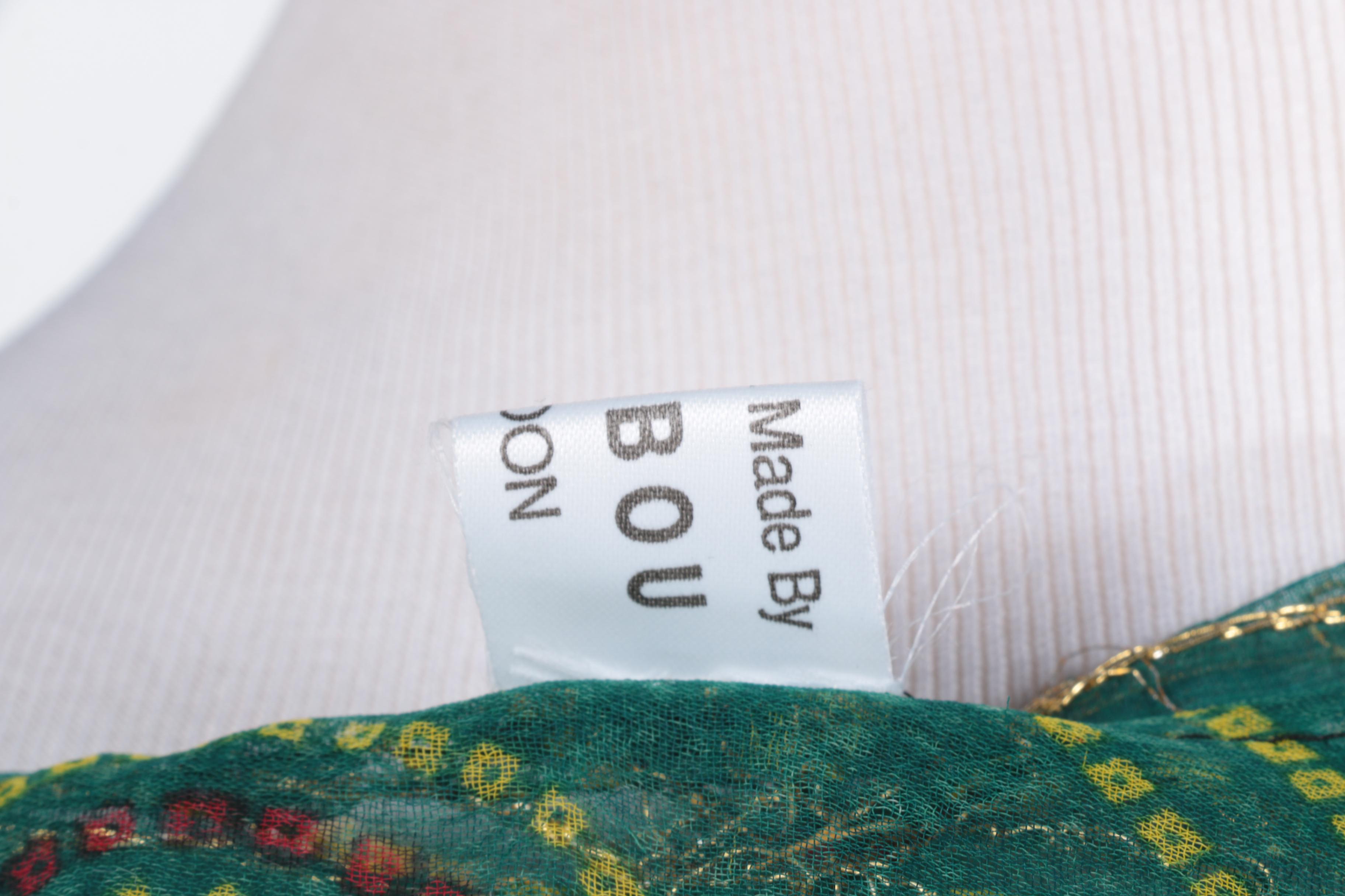 Vest by Emily Wetherby and Maribou Sequined Shrug