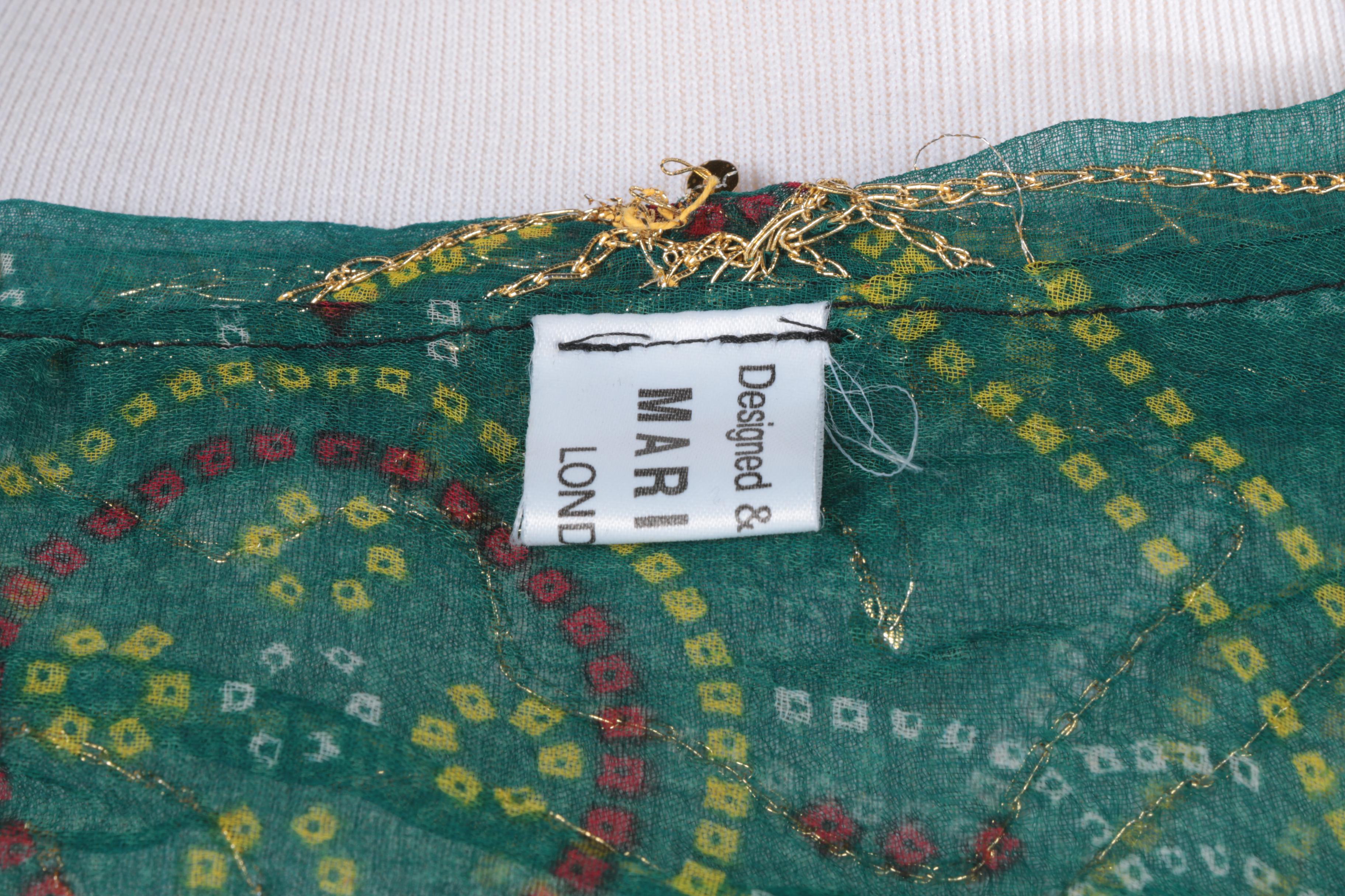 Vest by Emily Wetherby and Maribou Sequined Shrug