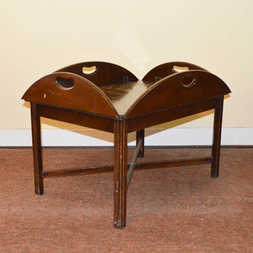 Mahogany Butler's Tray Coffee Table