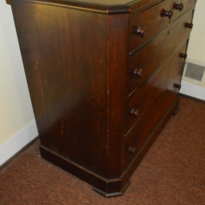 Antique Walnut Chest of Drawers